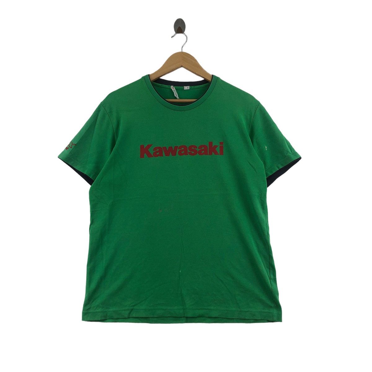 Uniqlo KAWASAKI ZRX 1200 x UNIQLO Bonnoh Illustration Tee Shirt Top Size US L / EU 52-54 / 3 - 1 Thumbnail