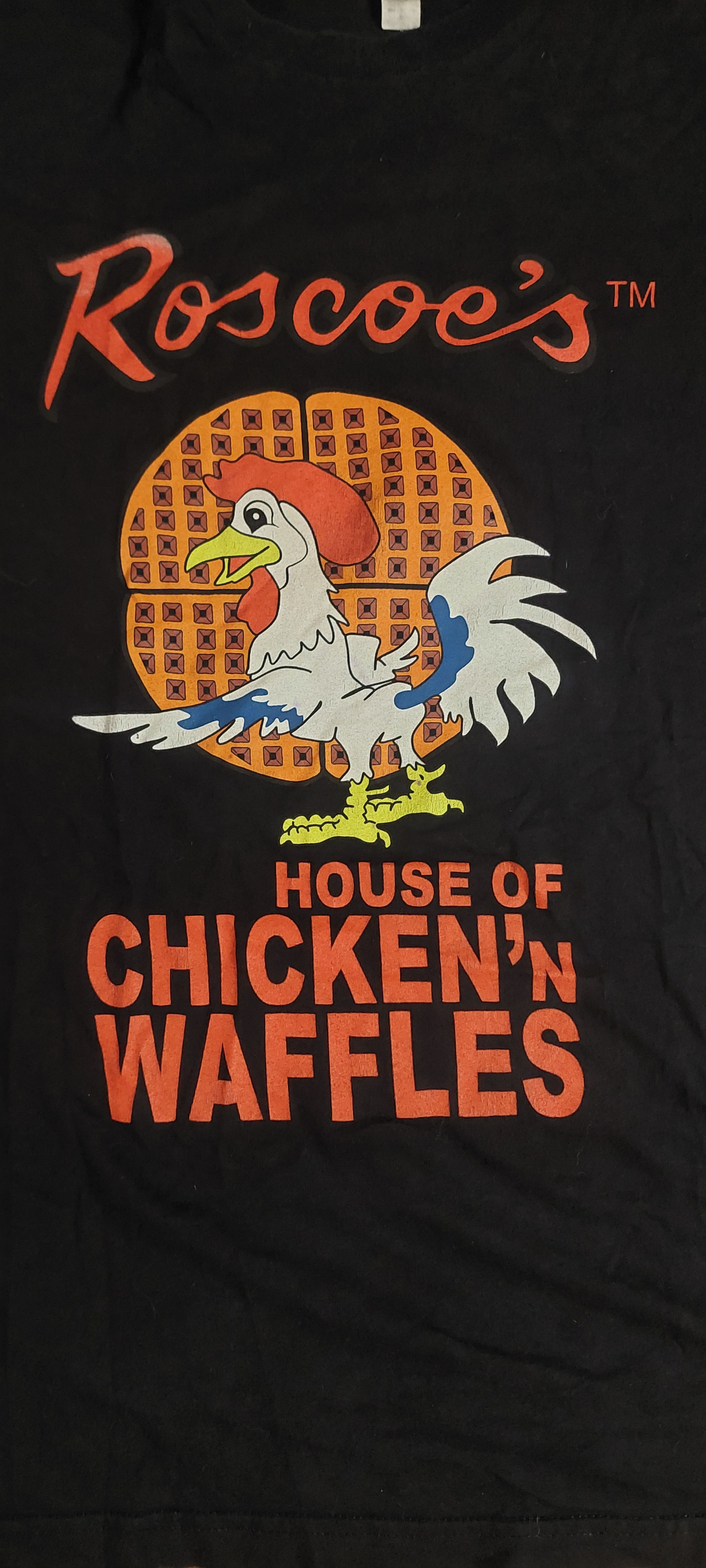 Next Level Apparel Authentic Roscoe's House of Chicken 'N Waffles Black Tee Size S / US 4 / IT 40 - 2 Thumbnail