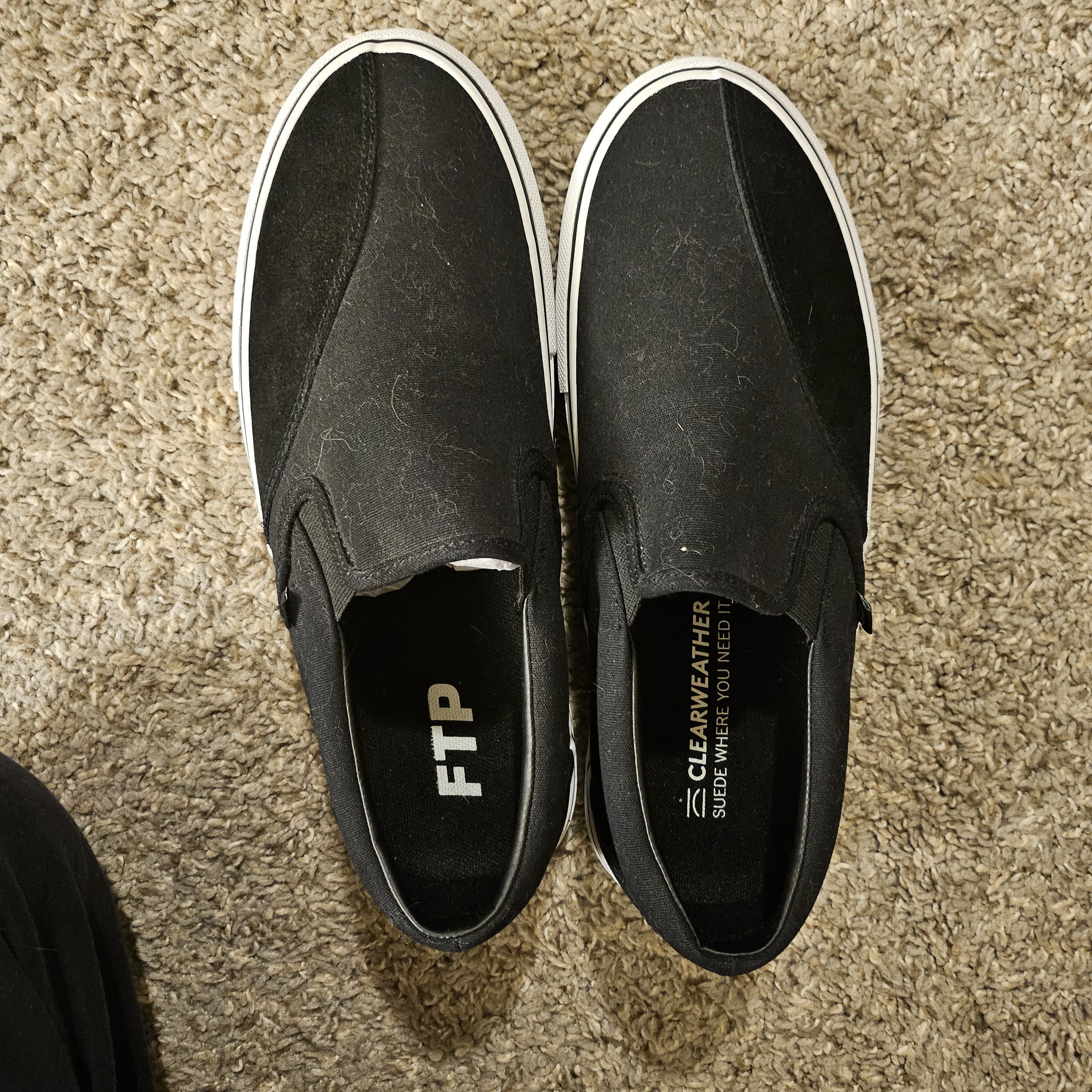 Fuck The Population FTP GLOW IN THE DARK SLIDES | BLACK