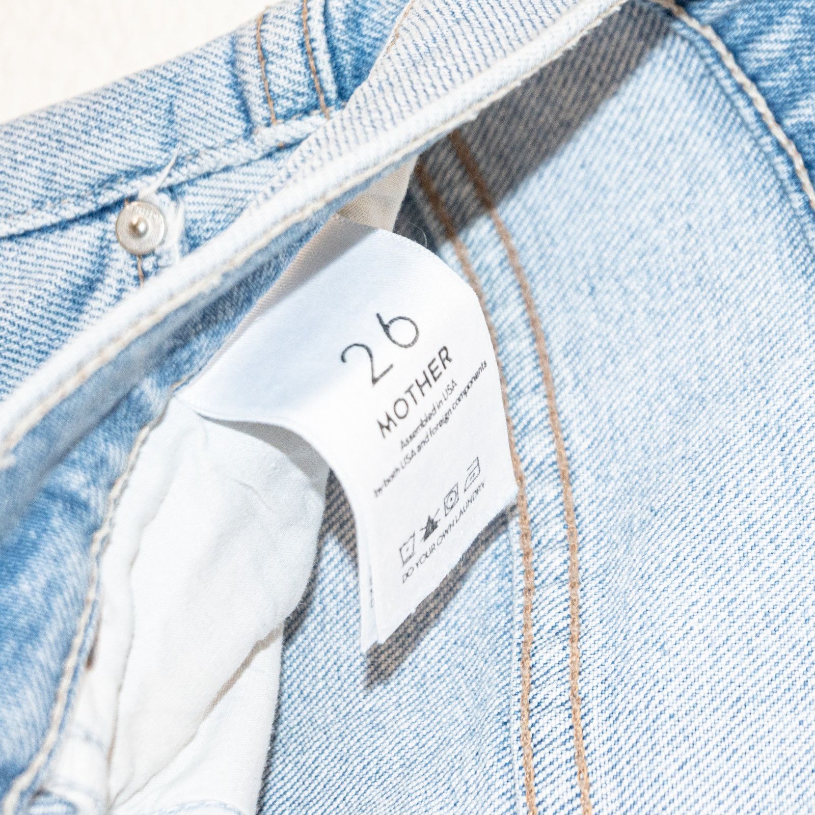 MOTHER MOTHER x Miranda Easy Does it Jeans rip knee size 26 Size 26" / US 2 / IT 38 - 5 Thumbnail