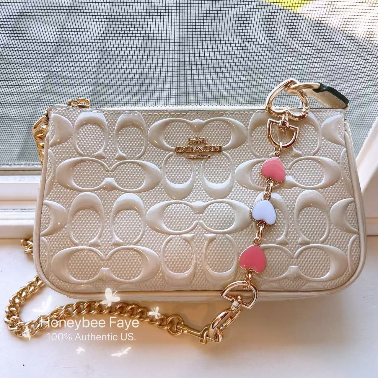 Coach Nolita 19 In Signature Leather CU000 plus extended chain Size ONE SIZE - 1 Thumbnail