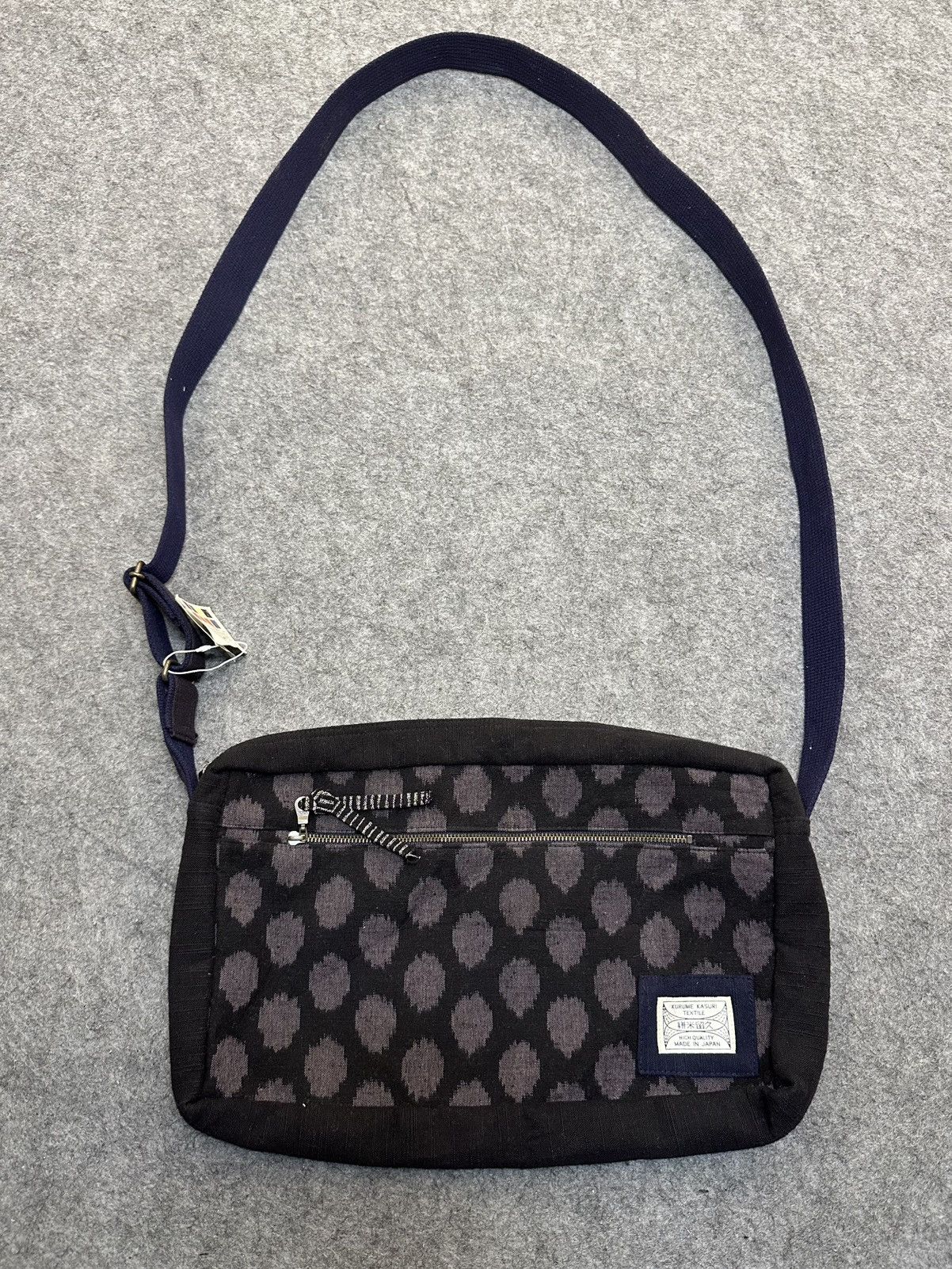 Japanese Brand Japanese Kurume Kasuri textile crossbody bag. Size ONE SIZE - 1 Thumbnail