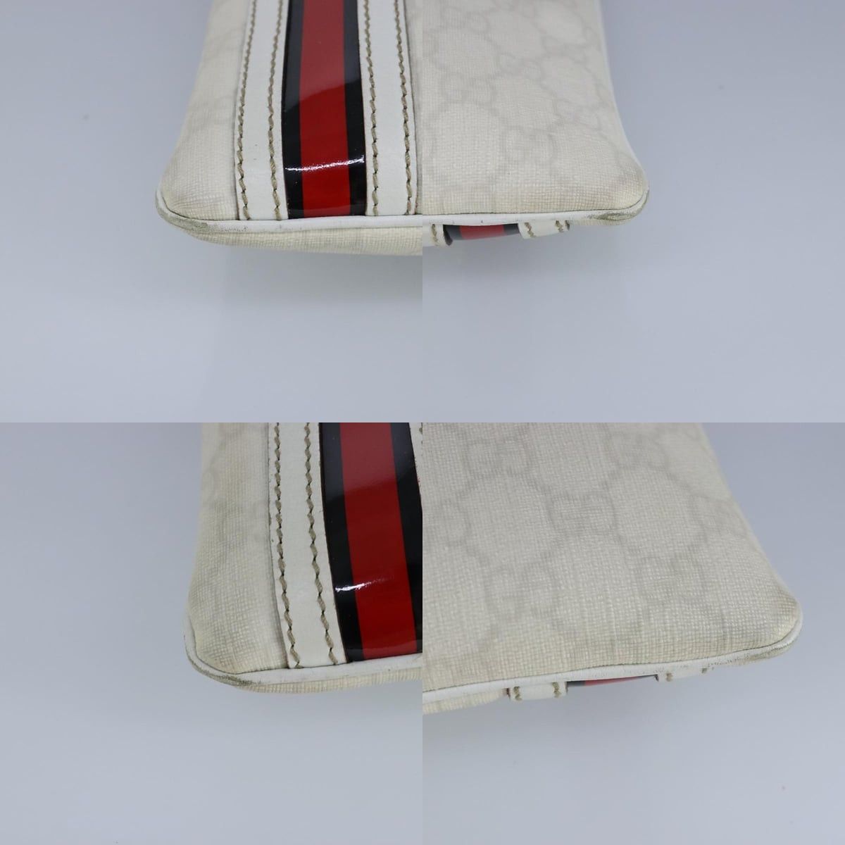 Gucci GUCCI GG Supreme Sherry Line Shoulder Bag Pvc Pink White Red Size ONE SIZE - 10 Thumbnail