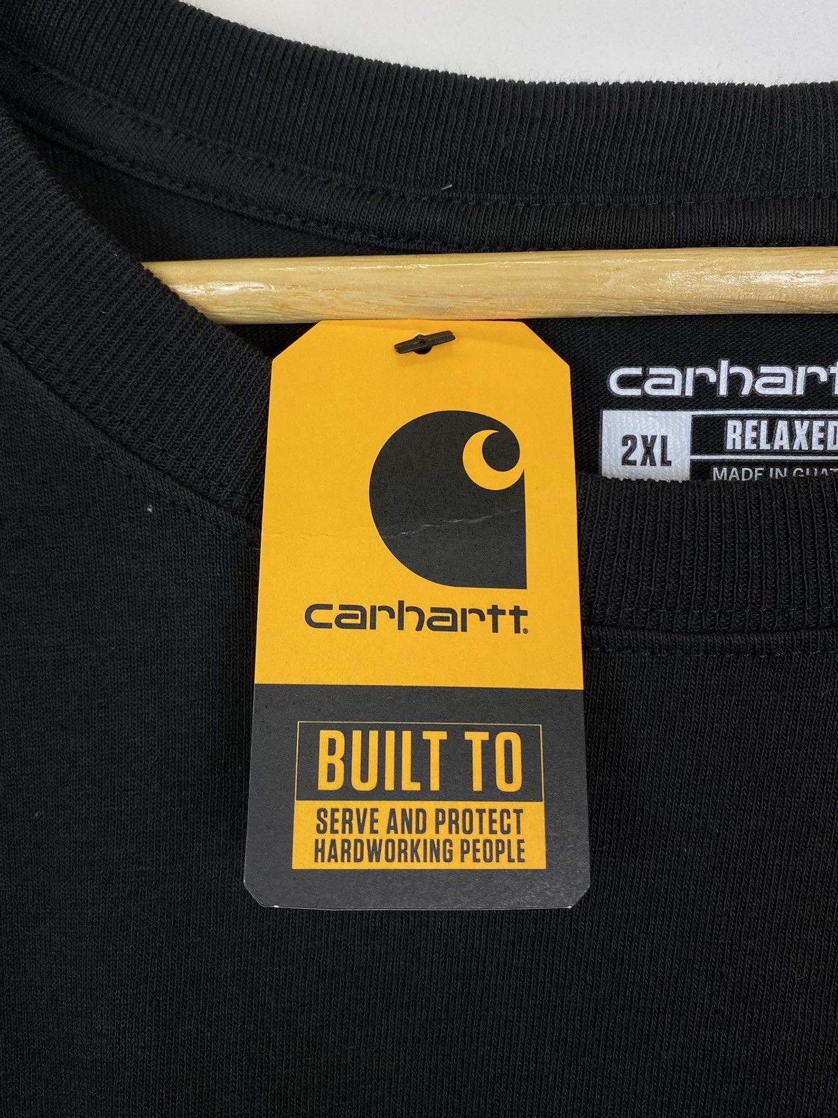Carhartt NWT Carhartt Relax Fit Heavyweight Long-Sleeve T-Shirt Black Size US XXL / EU 58 / 5 - 3 Thumbnail
