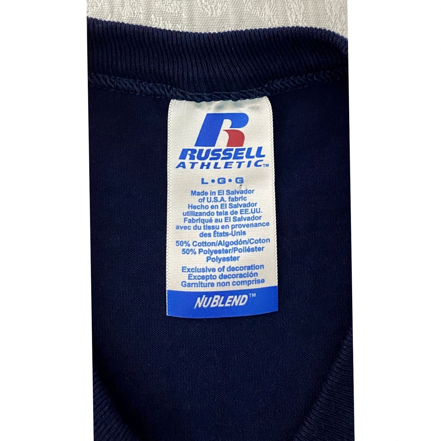 Russell Athletic Russell Athletic Catholics vs Cousins 2013 Football T-Shirt Navy Blue L Size US L / EU 52-54 / 3 - 5 Thumbnail