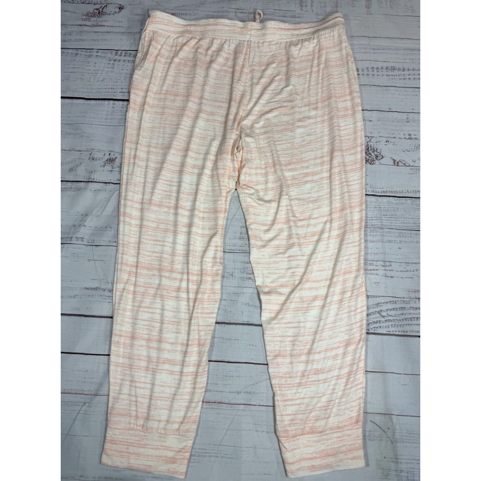 Alfani Alfani Pajama Pants Womens Peach Sleepwear Drawstring Capri 2XL NWT Size 40" / US 18 - 6 Thumbnail