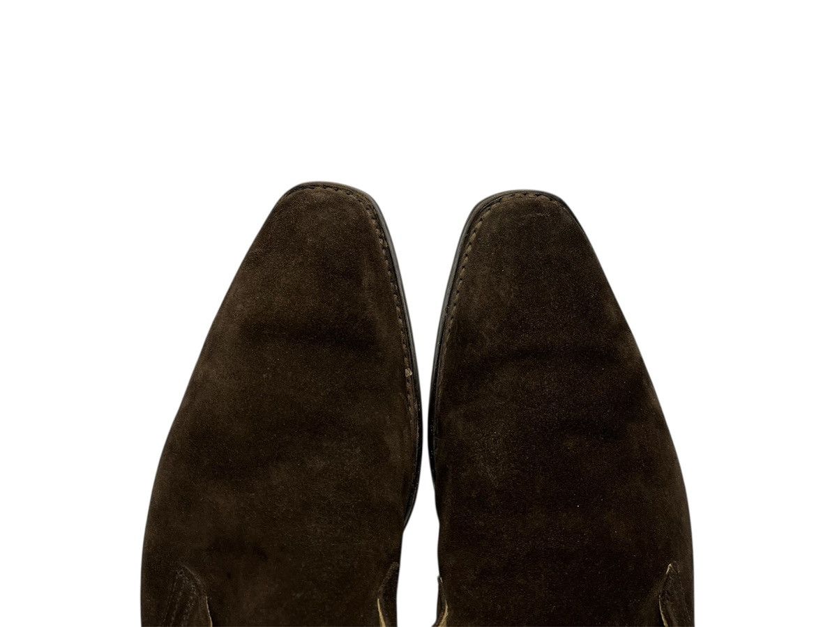 Crockett & Jones Crocket & JonesTetbury Chukka Dark Brown Suede Size US 10.5 / EU 43-44 - 6 Thumbnail