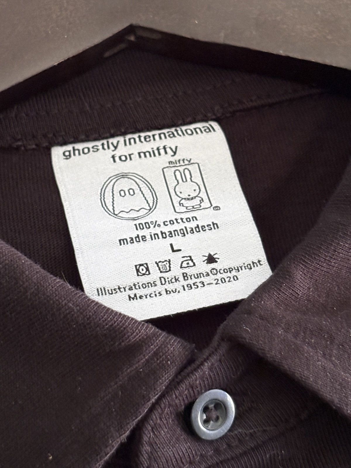 Other Miffy x Ghostly International SS Polo Shirt Size US L / EU 52-54 / 3 - 4 Thumbnail