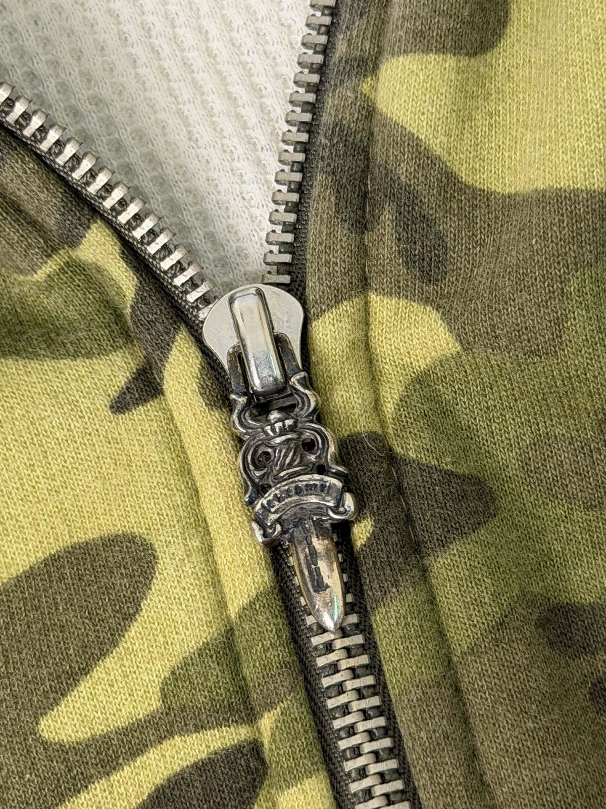 Chrome Hearts Chrome Hearts Camo Thermal Lined Zip Up Hoodie Size US M / EU 48-50 / 2 - 12 Thumbnail