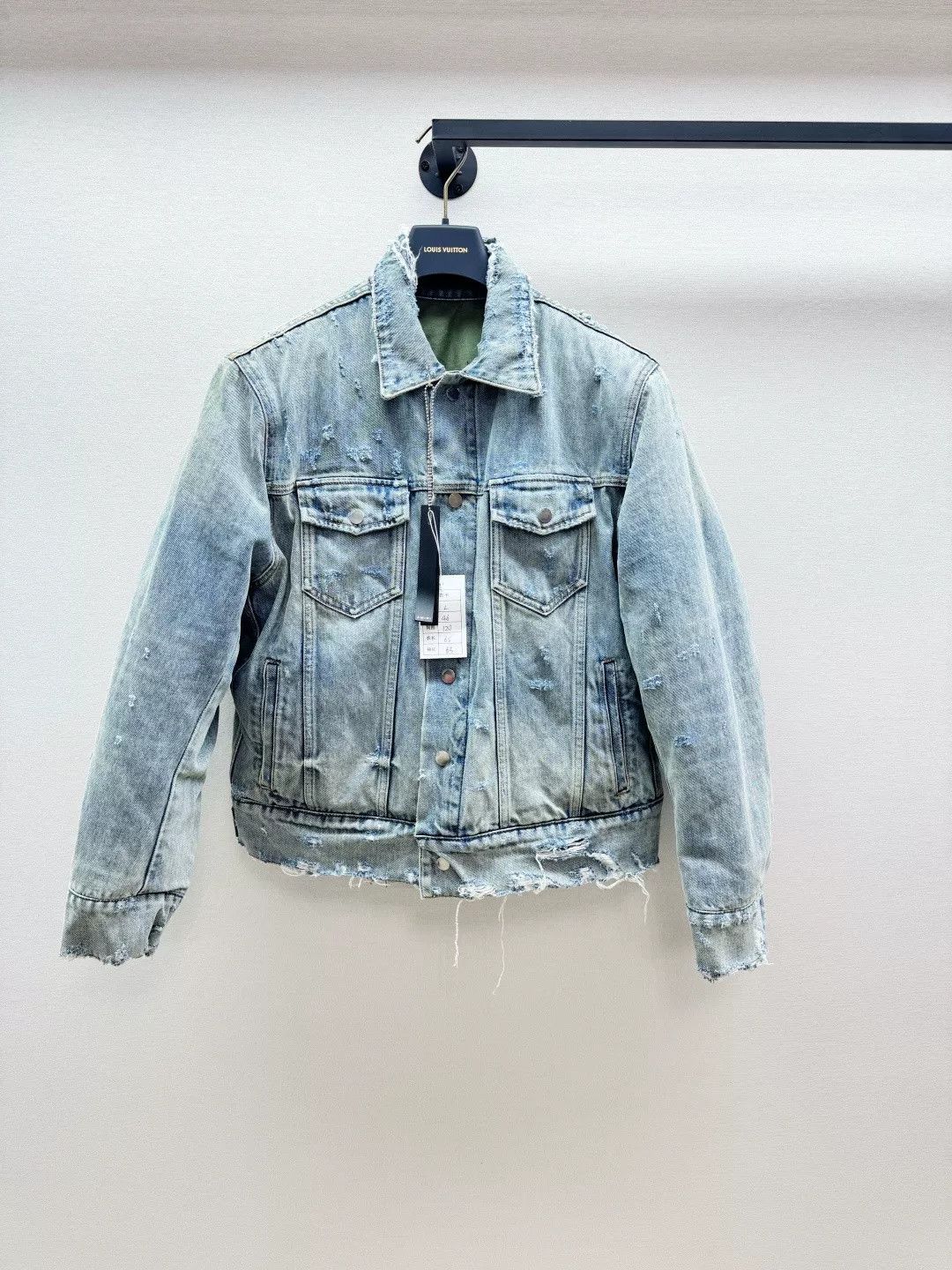 Amiri Amiri New Tag Double-Sided Cotton Denim Jacket Size US L / EU 52-54 / 3 - 1 Thumbnail