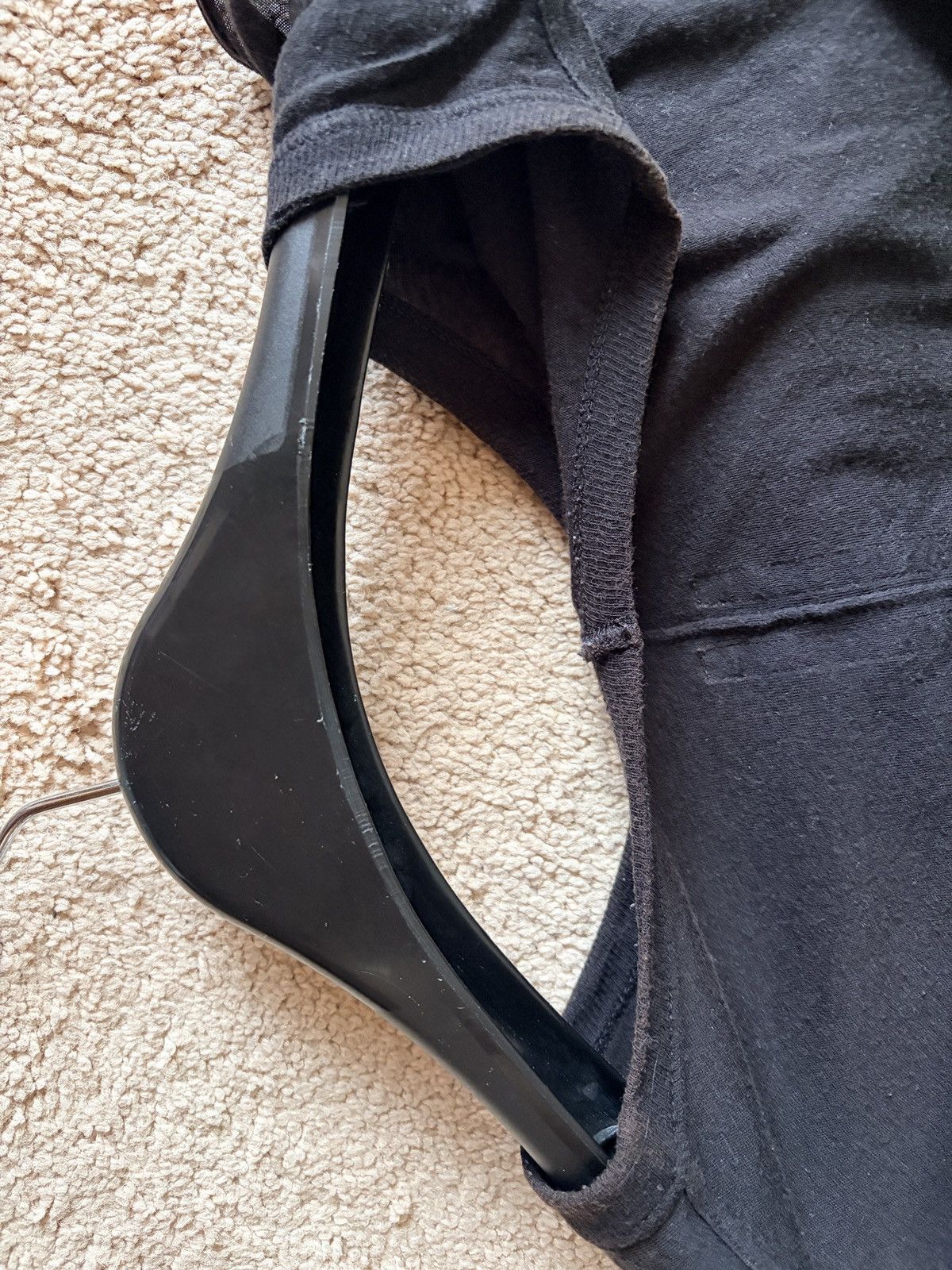 Rick Owens RICK OWENS BASIC SL T IN BLACK UNSTABLE COTTON Size US L / EU 52-54 / 3 - 6 Thumbnail