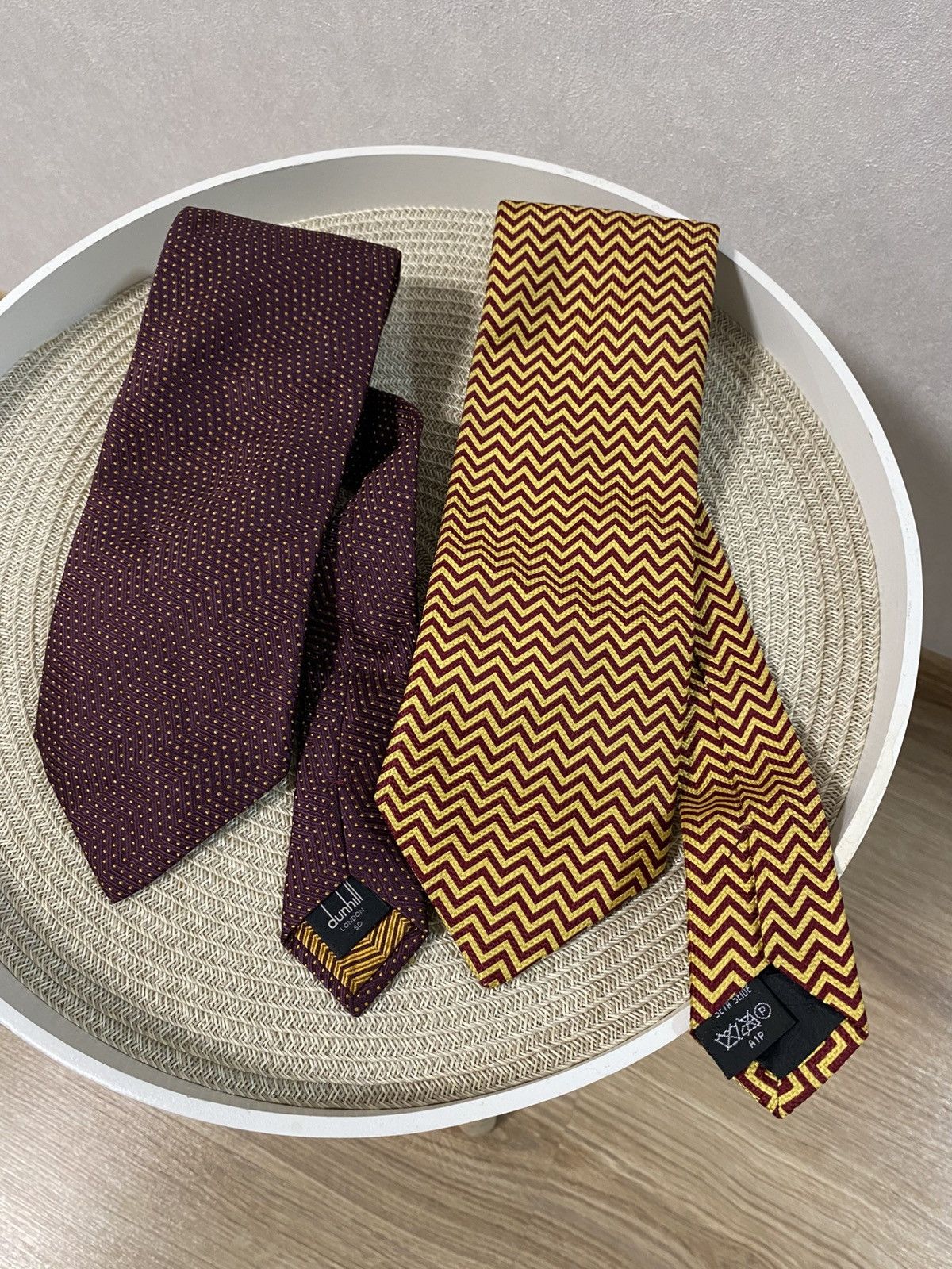 Alfred Dunhill Dunhill London Silk Tie x 2 in the post Size ONE SIZE - 1 Thumbnail
