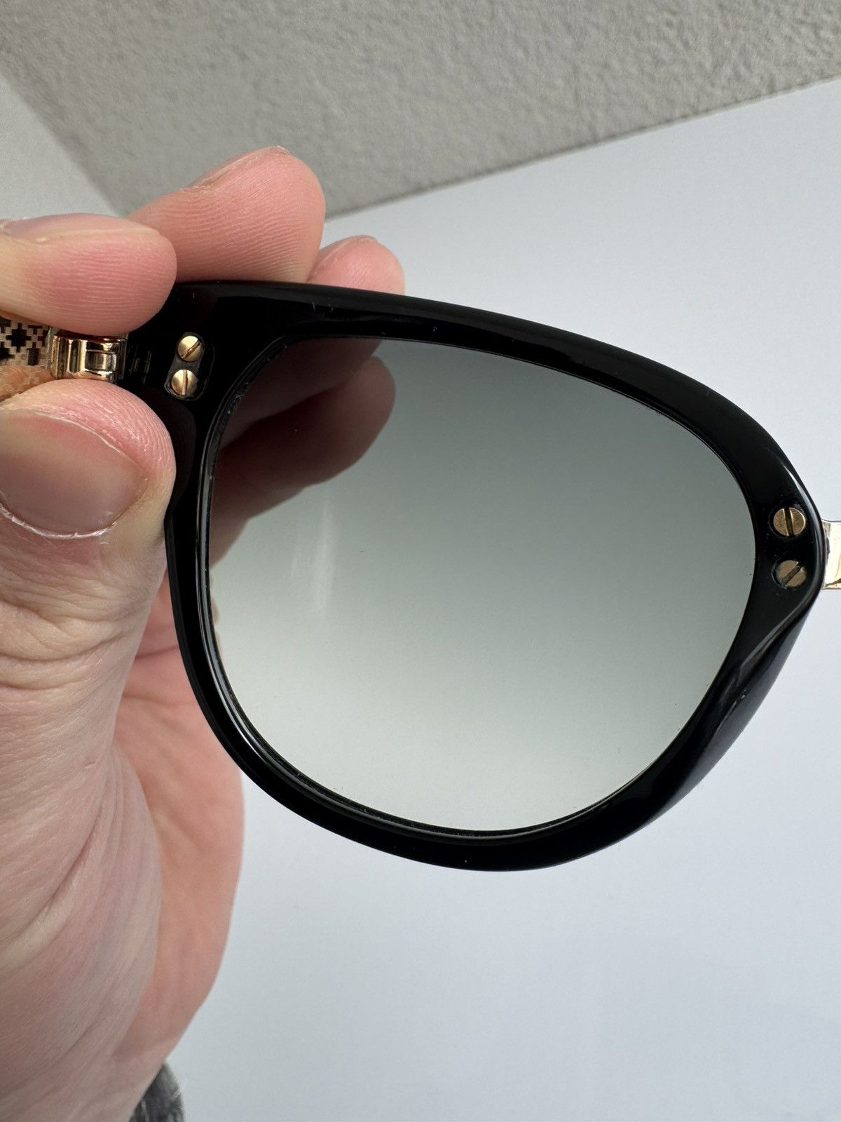 Gucci Gucci Sunglasses GG 3651/S Black Gold Size ONE SIZE - 8 Thumbnail
