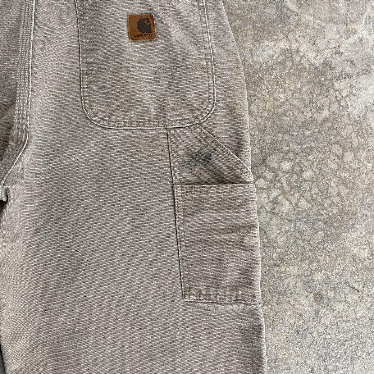 Carhartt × Vintage Vintage Carhartt Desert Grey Carpenter Workwear Pants Size US 33 - 17 Thumbnail