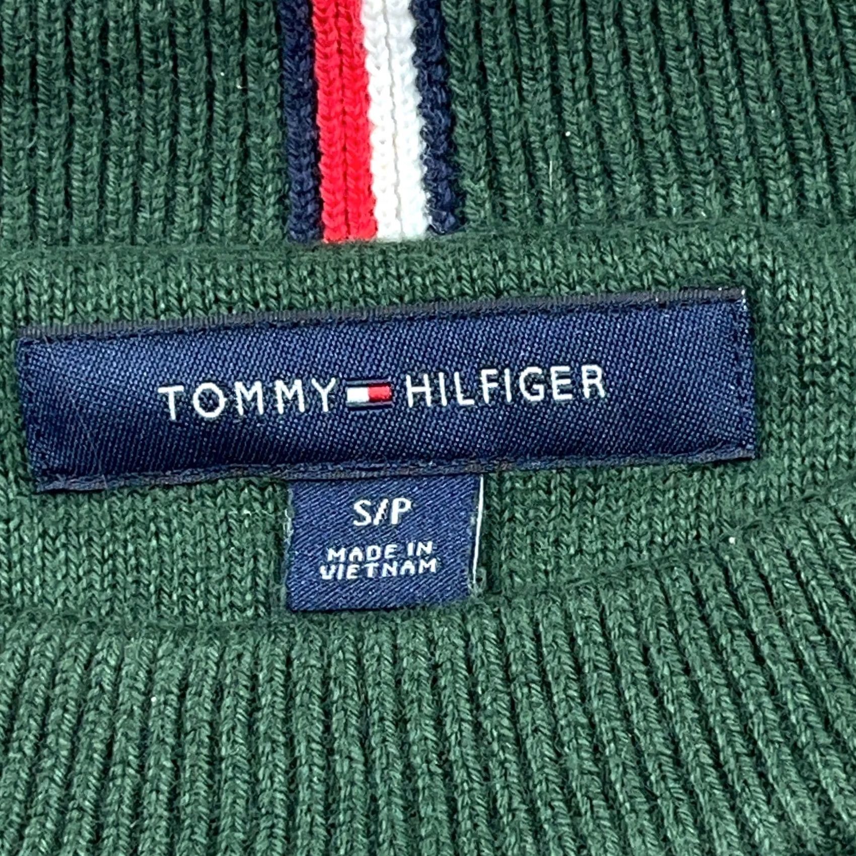 Tommy Hilfiger Tommy Hilfiger Sweater Mens S Green Men Heavy Knit Crewneck Grandpa Crest Golf Size US S / EU 44-46 / 1 - 3 Thumbnail