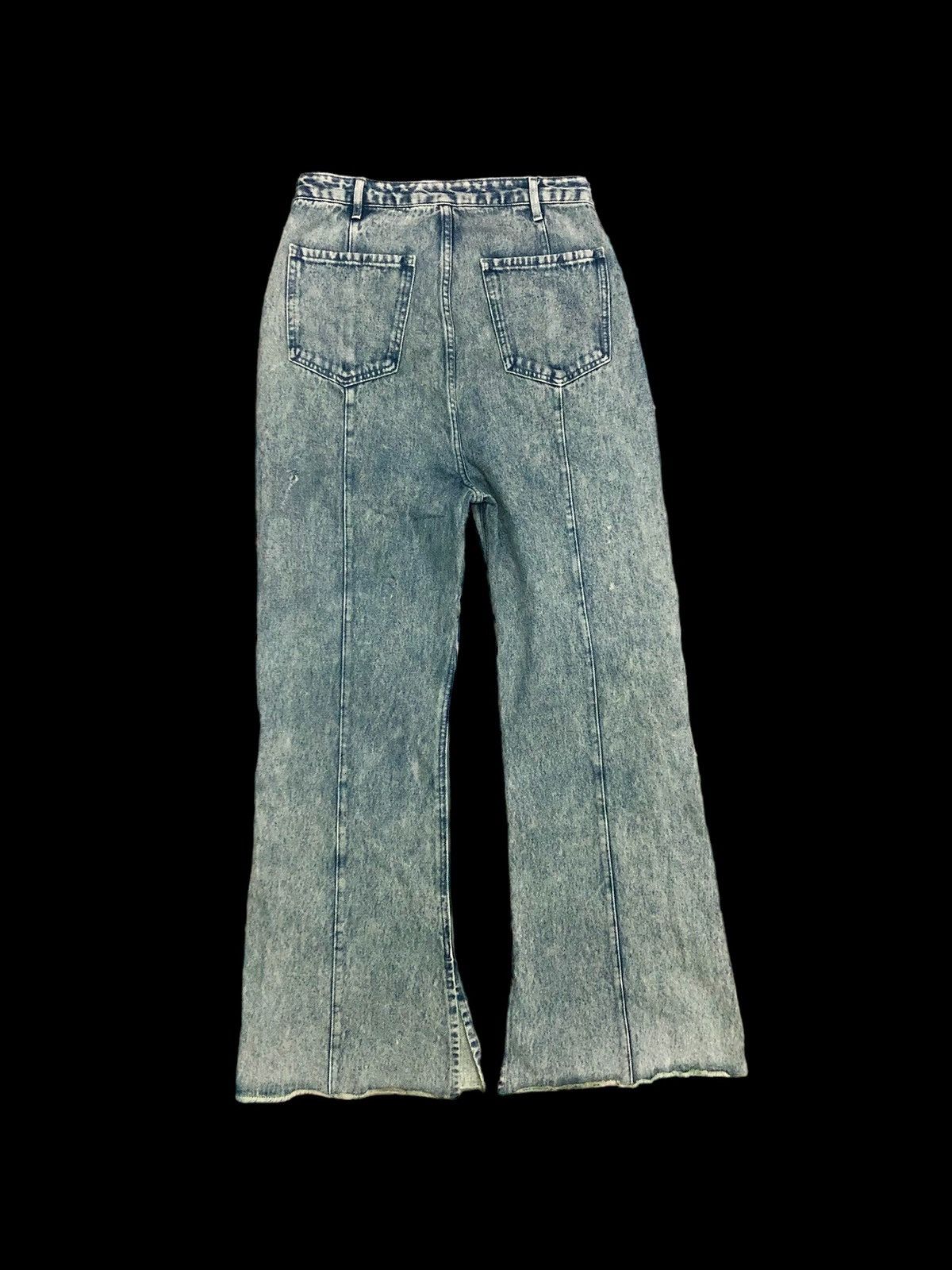 HARE × Japanese Brand FLARE‼️‼️RECONSTRUCTED DENIM BY HARE Size 26" / US 2 / IT 38 - 2 Thumbnail