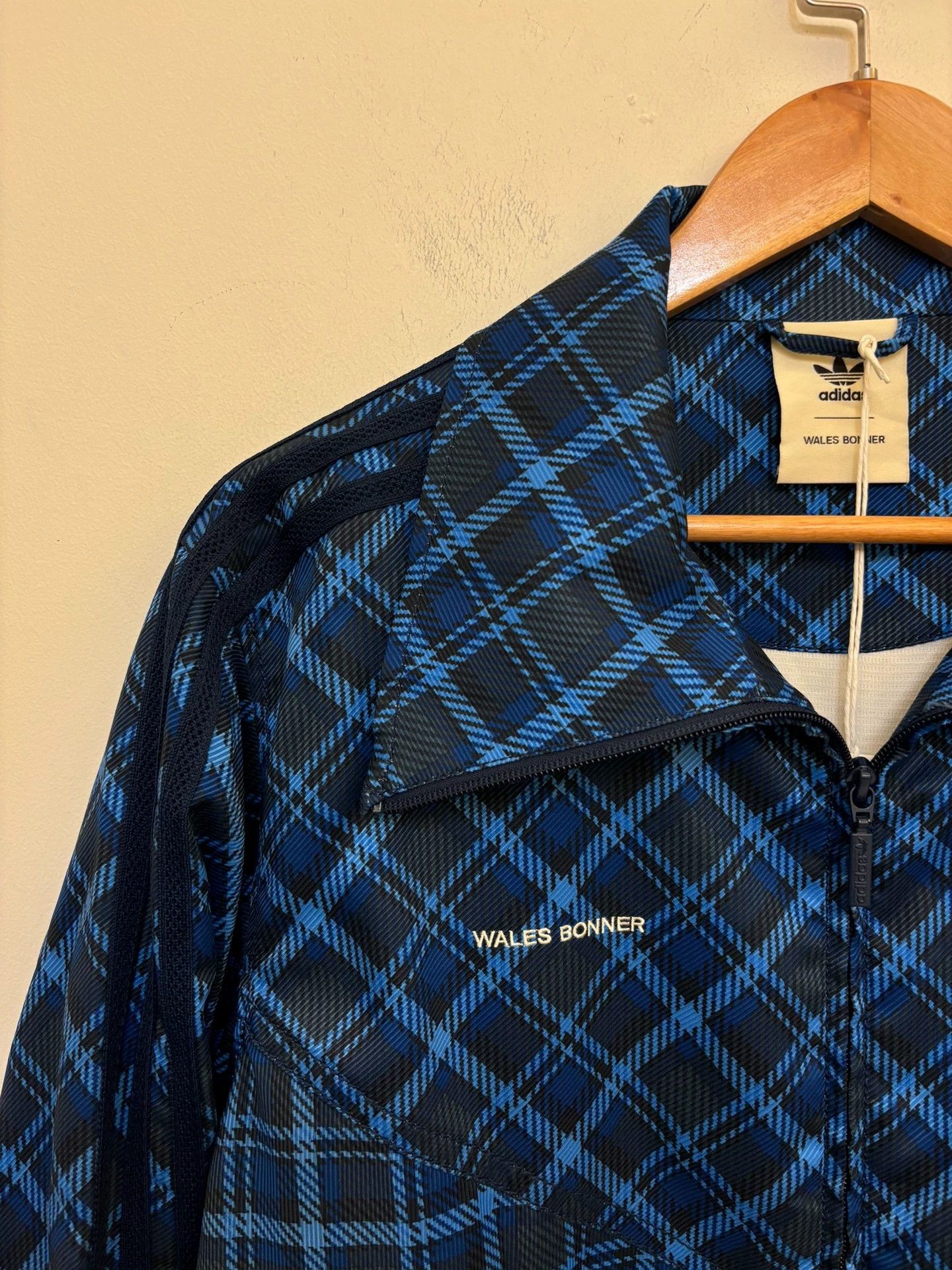 Wales Bonner wales Bonner x adidas Tartan 3-Stripes Knit Short Jacket (L) Size US L / EU 52-54 / 3 - 4 Thumbnail