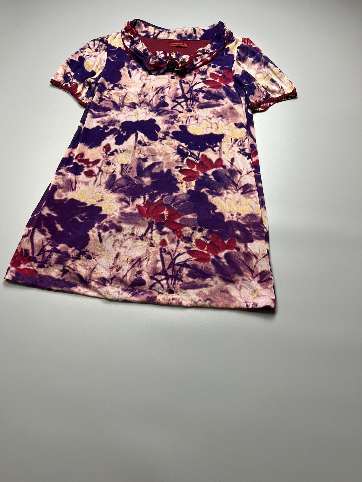 Vintage × Vivienne Tam Vivienne Tam - Fall 2007 Blossom Flower Mesh - Midi Dress Size ONE SIZE - 3 Thumbnail