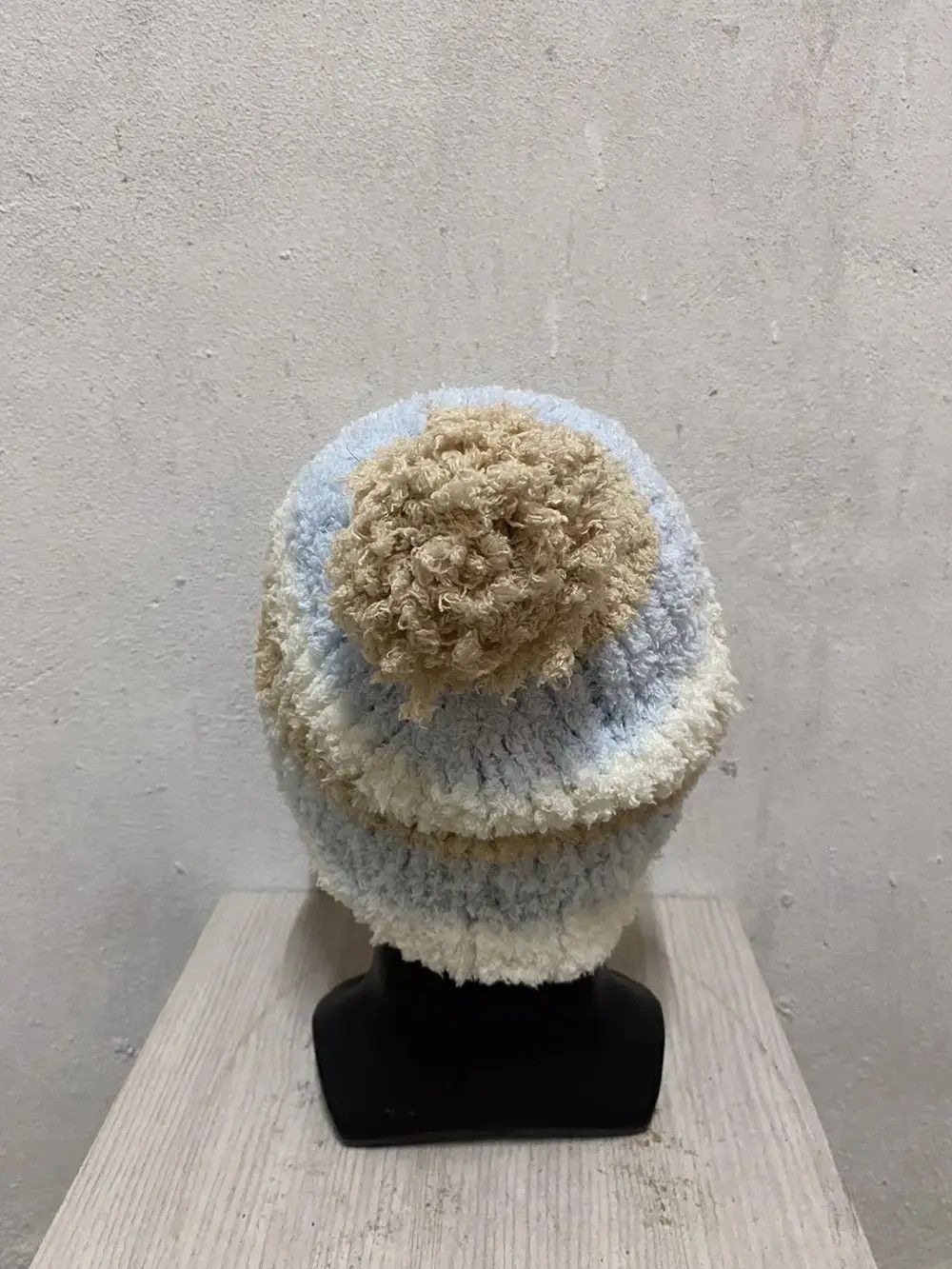 Japanese Brand Stripe Fleece Japanese Brand Beanie Hat Size ONE SIZE - 4 Thumbnail