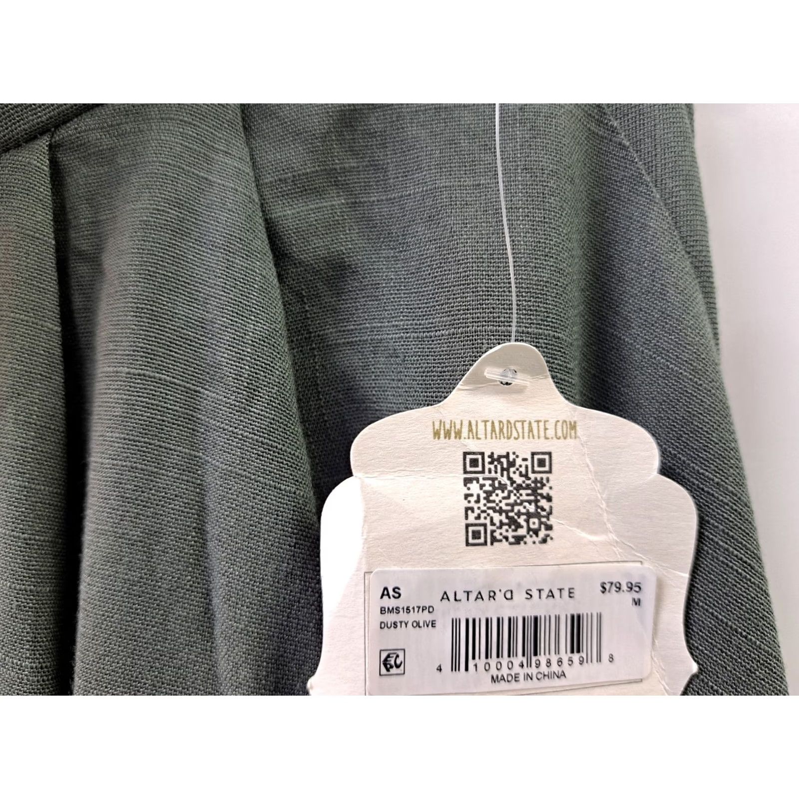 Vintage Alter’d State Skirt Womens M Dust Olive NWT Pleated Long Pullon Size Size 32" / US 10 / IT 46 - 6 Thumbnail