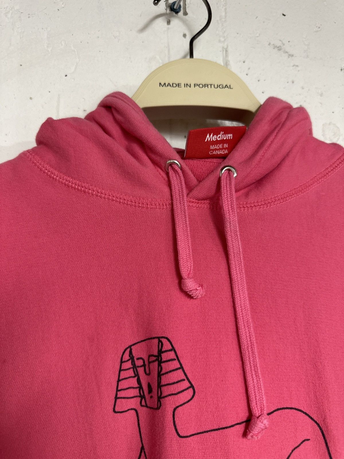 Supreme Supreme Supream Sphinx Hoodie by Mark Gonzalez Pink Medium