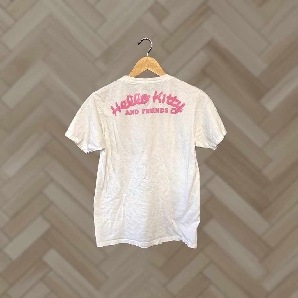 Vintage Hello Kitty and Friends Womens White Short Sleeve Graphic T-shirt Size M Size M / US 6-8 / IT 42-44 - 1 Thumbnail