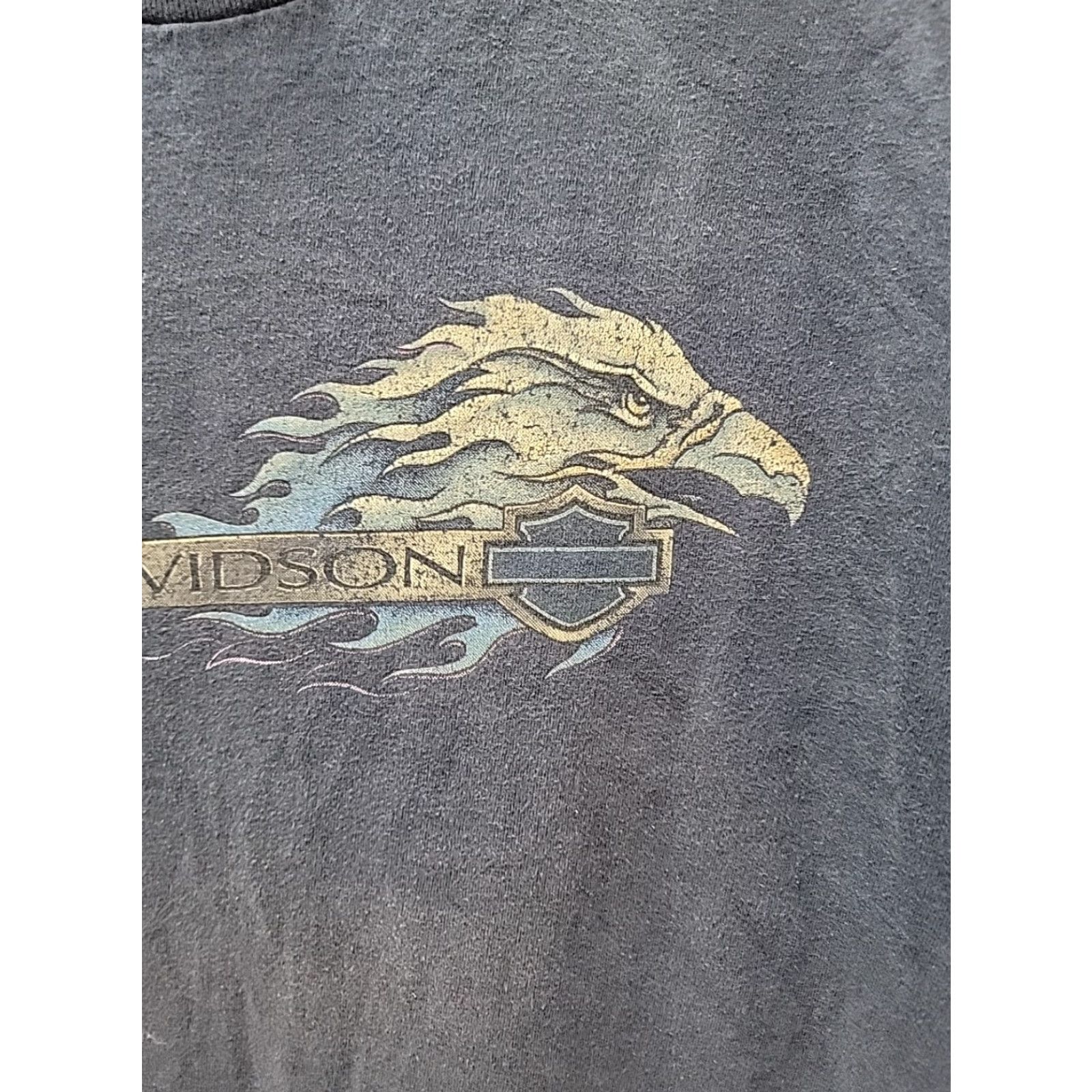 Harley Davidson VINTAGE Harley-Davidson Las Vegas Southern Nevada T Shirt Mens XL Blue 90s Graphic Cracking Mens Shirts XL Size US XL / EU 56 / 4 - 5 Thumbnail