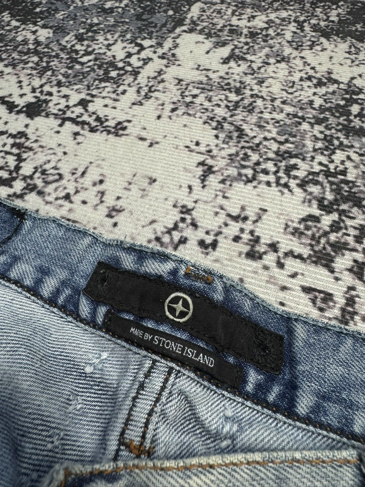 Stone Island × Vintage Stone Island blue denim jeans 34 vintage Size US 34 / EU 50 - 4 Thumbnail
