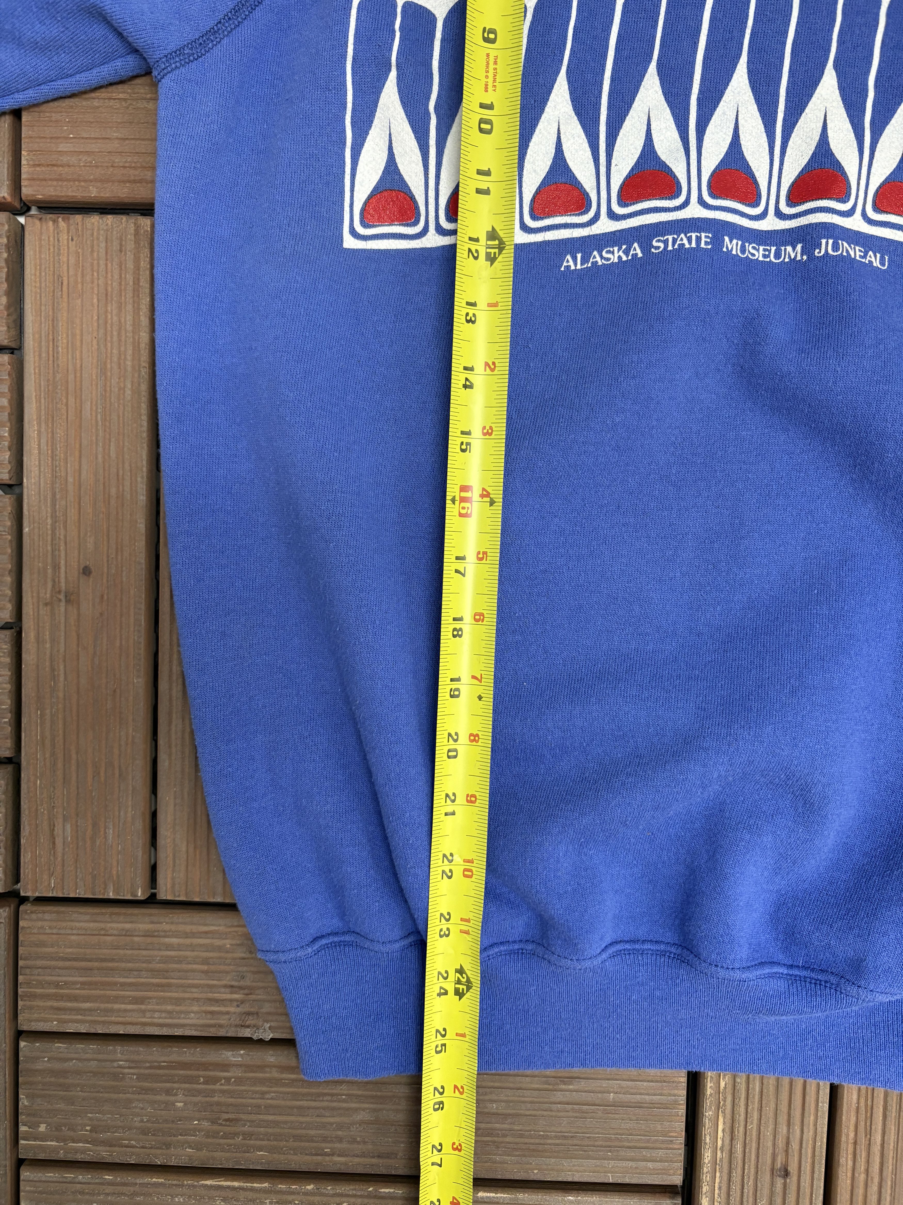 Vintage Alaska State Museum Vintage Blue Crewneck Sweater Size US M / EU 48-50 / 2 - 8 Thumbnail