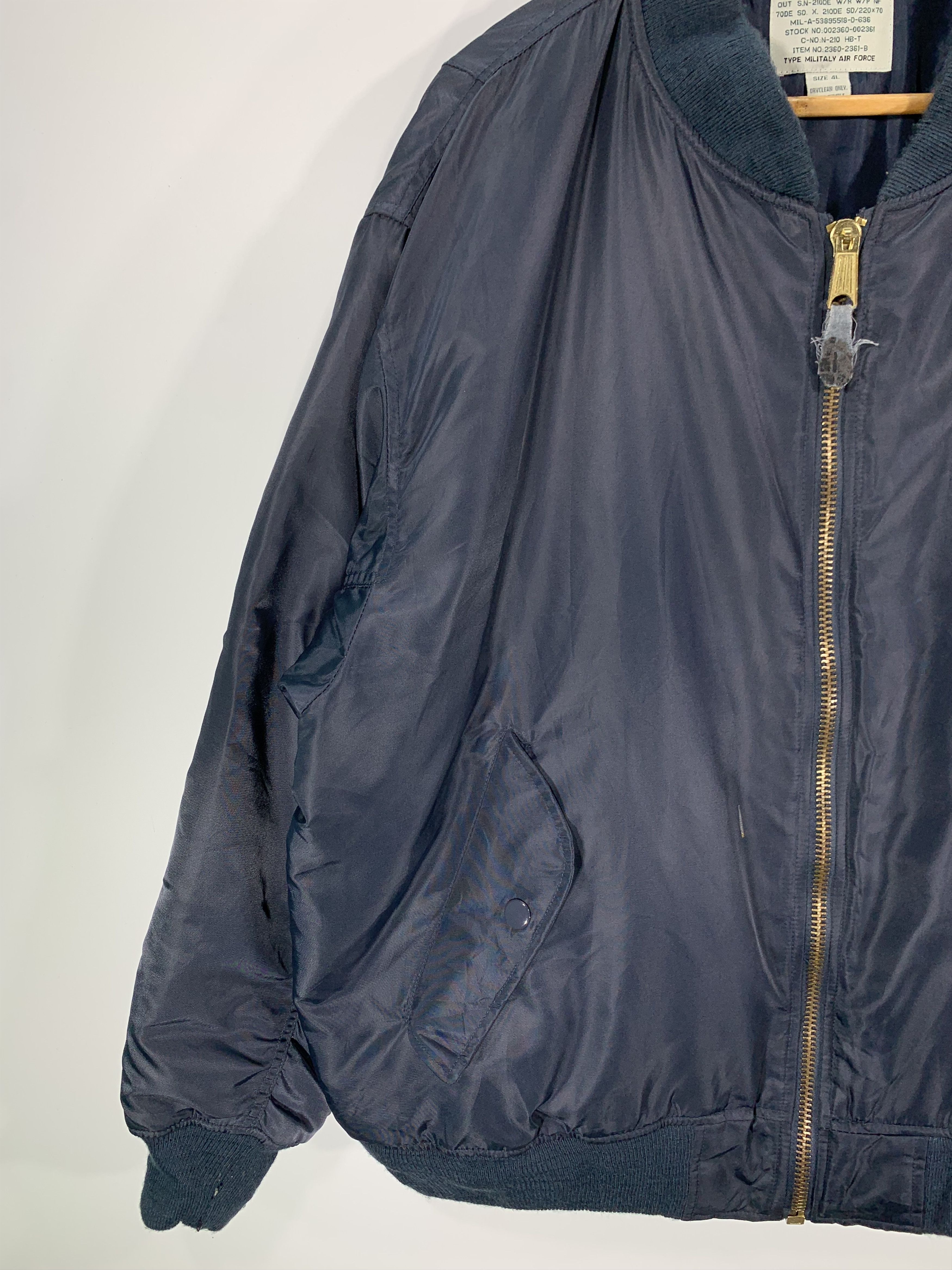 Vintage (Oversized) Vintage air force bomber jacket Size US XL / EU 56 / 4 - 3 Thumbnail