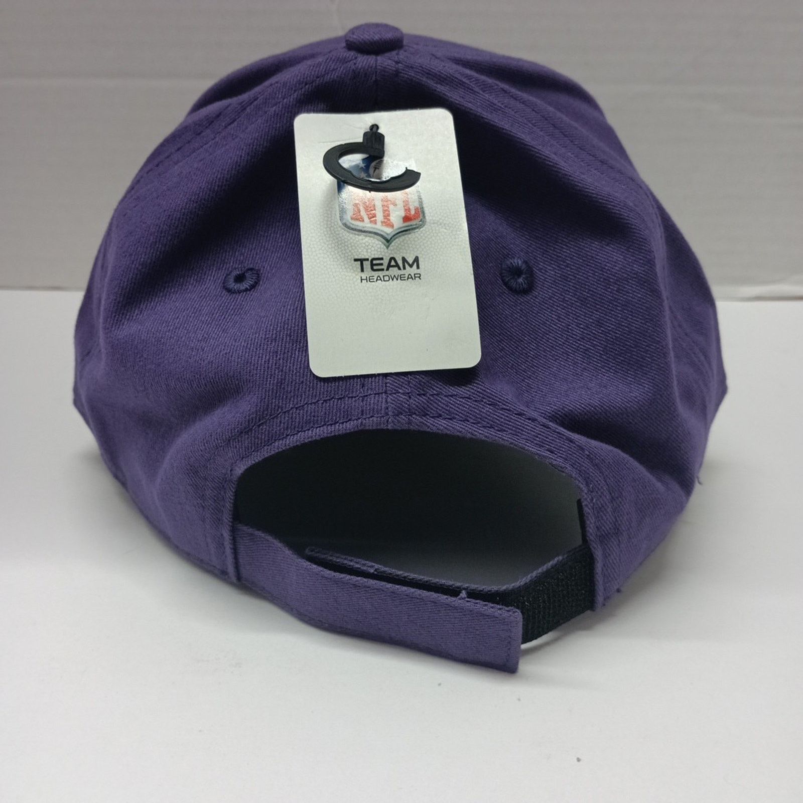 NFL Baltimore Ravens Adjustable Strap Hat Adult One Size Purple Size ONE SIZE - 3 Thumbnail