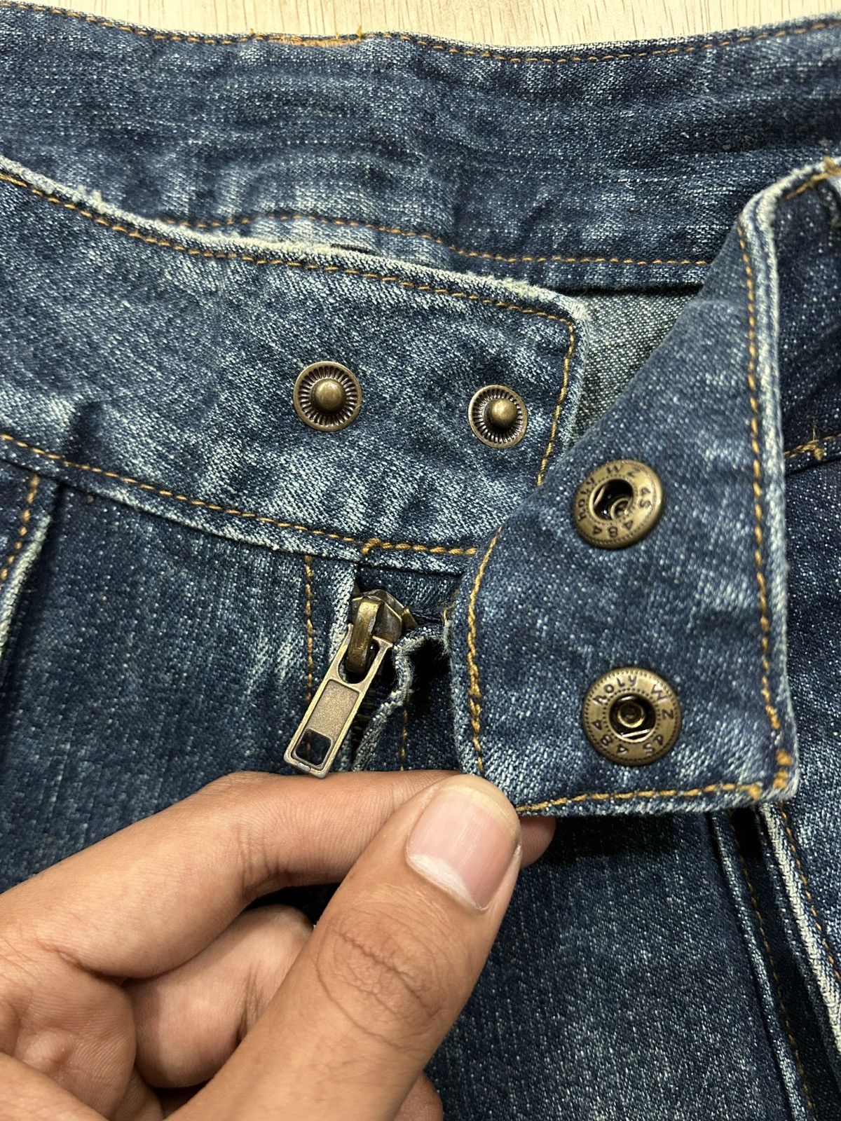 Japanese Brand Y2K Tao Japan Cargo Multi Pocket Tactical Jeans Size 30" / US 8 / IT 44 - 5 Thumbnail