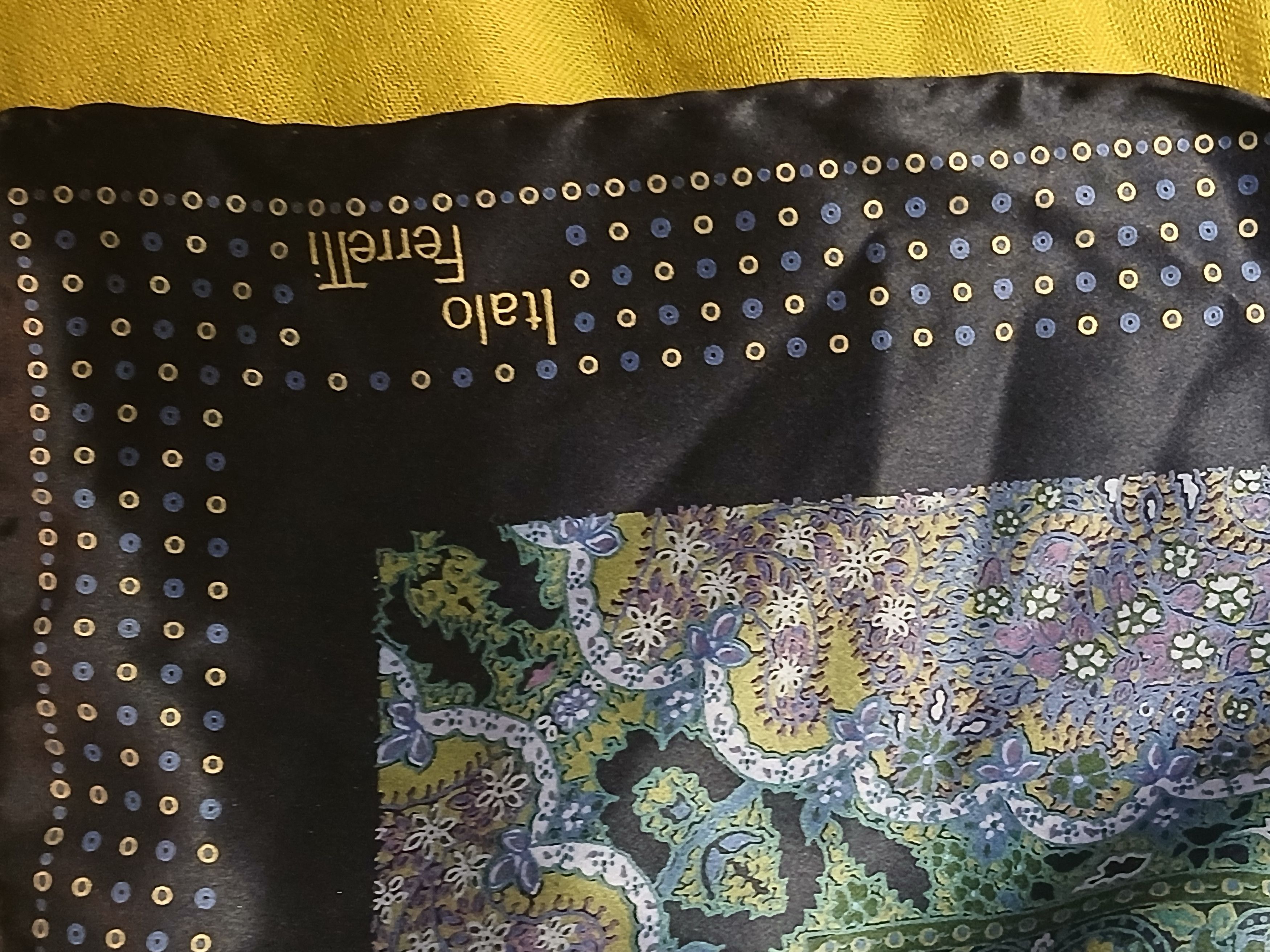 Other Italo Ferretti 100% Silk Scarf Size ONE SIZE - 1 Thumbnail