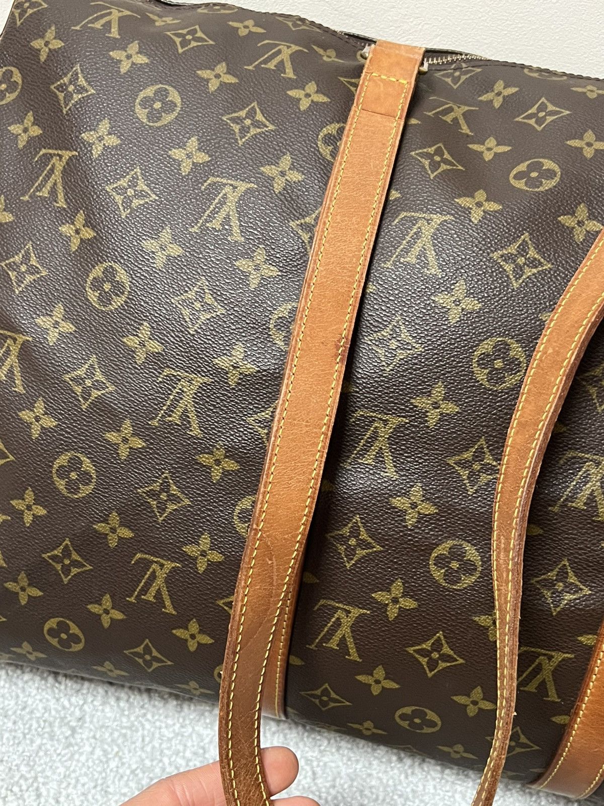 Louis Vuitton Louis Vuitton Flanery 50 Brown Monogram Shoulder Bag Size ONE SIZE - 6 Thumbnail