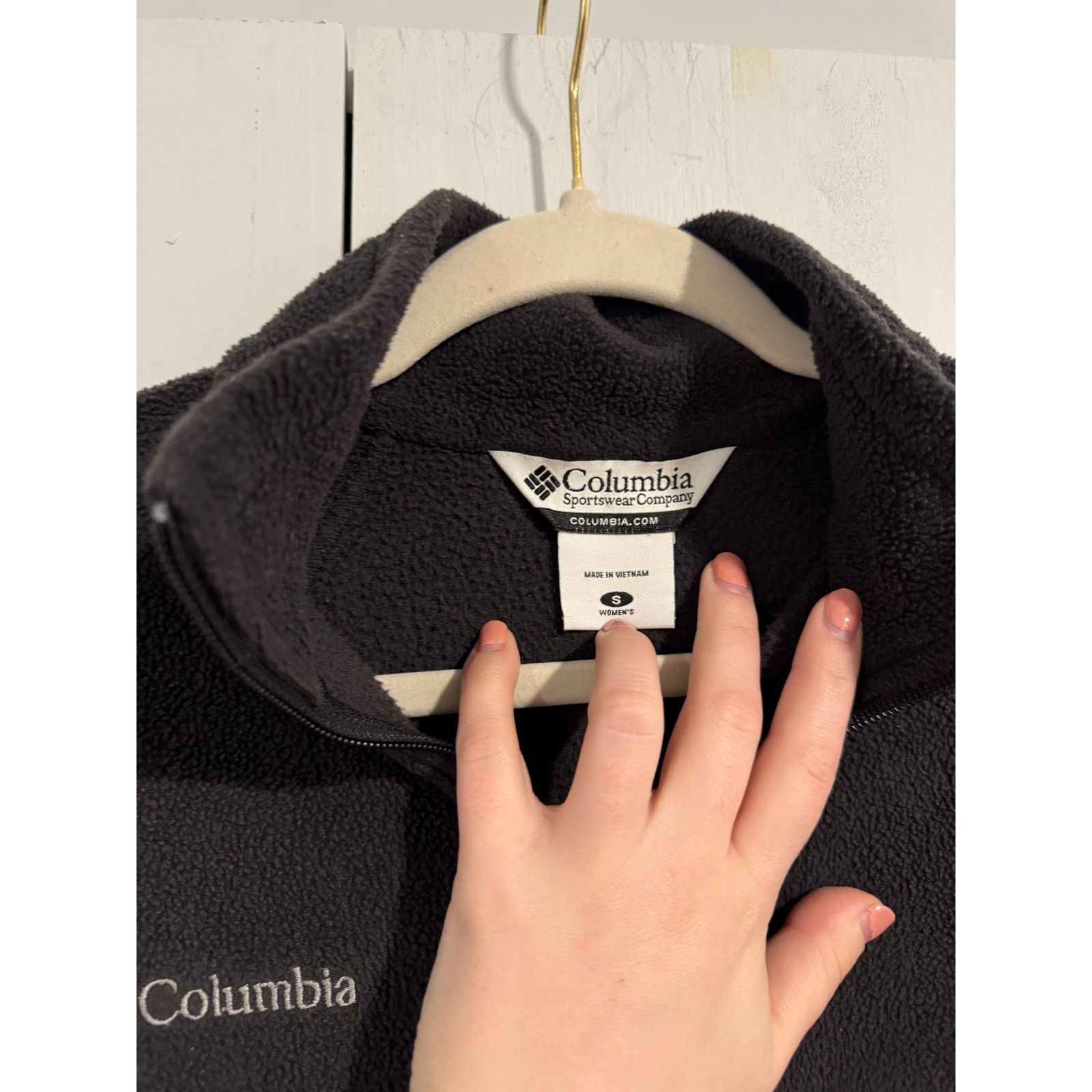 Columbia Women's Black Columbia Fleece Jacket Size Small Size S / US 4 / IT 40 - 2 Thumbnail