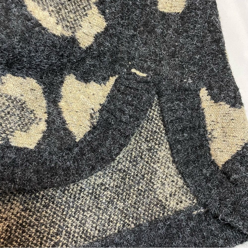 Other NWT New Joseph A Double Knit Poncho Sweater In Black Leopar Size XL / US 12-14 / IT 48-50 - 4 Thumbnail