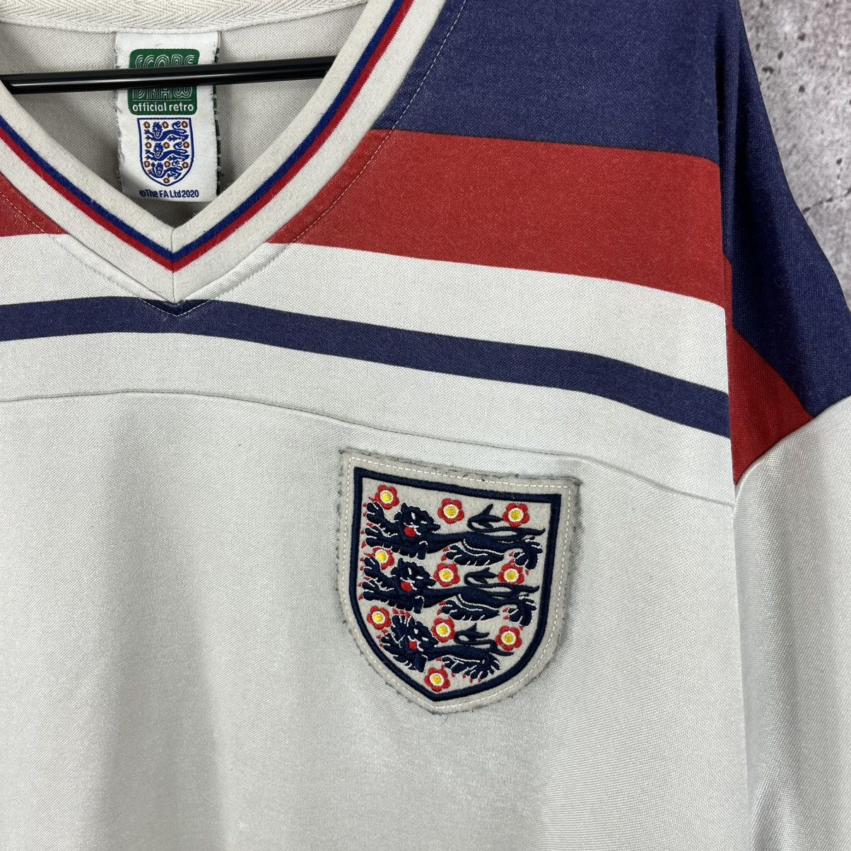 Vintage Score Draw Official Retro England Team Soccer Jersey Size US XXL / EU 58 / 5 - 3 Thumbnail