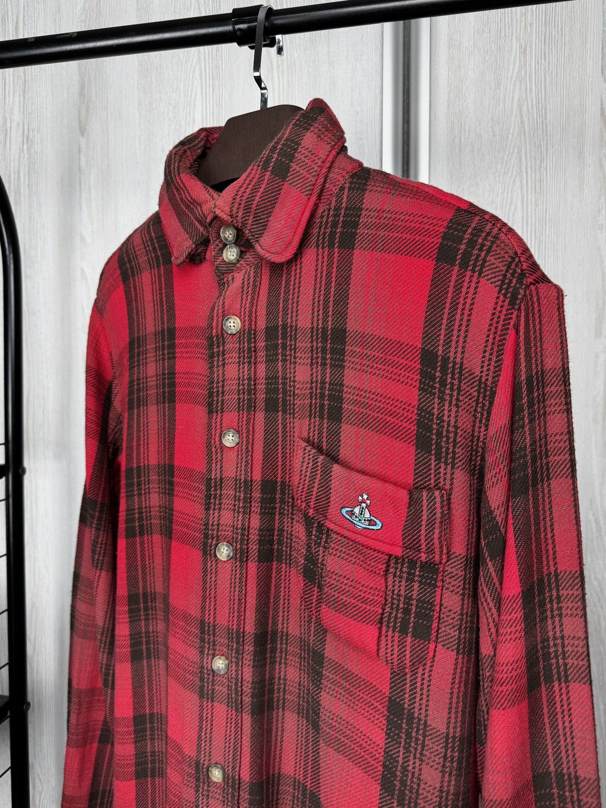 Vivienne Westwood VIVIENNE WESTWOOD ANGLOMANIA Mens Padded Details Shirt Size US M / EU 48-50 / 2 - 6 Thumbnail