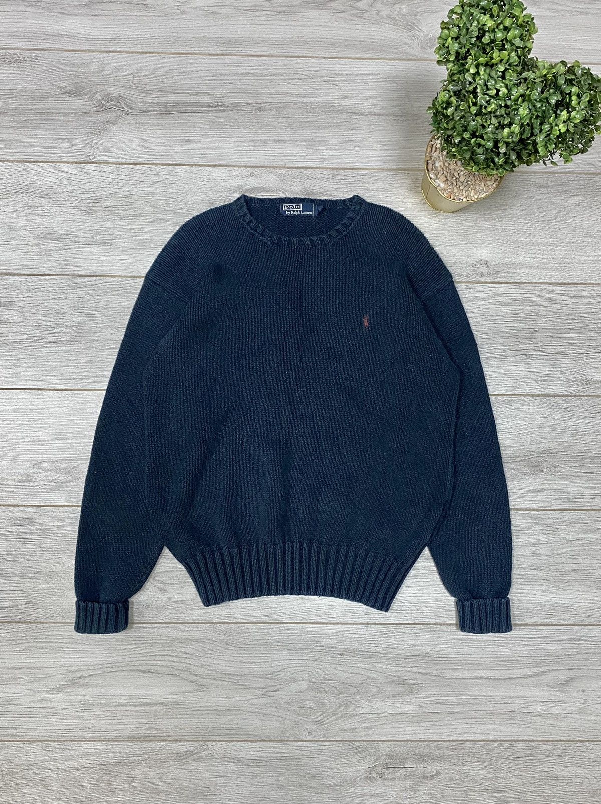 Polo Ralph Lauren Polo Ralph Lauren faded vintage knitted sweater Size US M / EU 48-50 / 2 - 1 Thumbnail