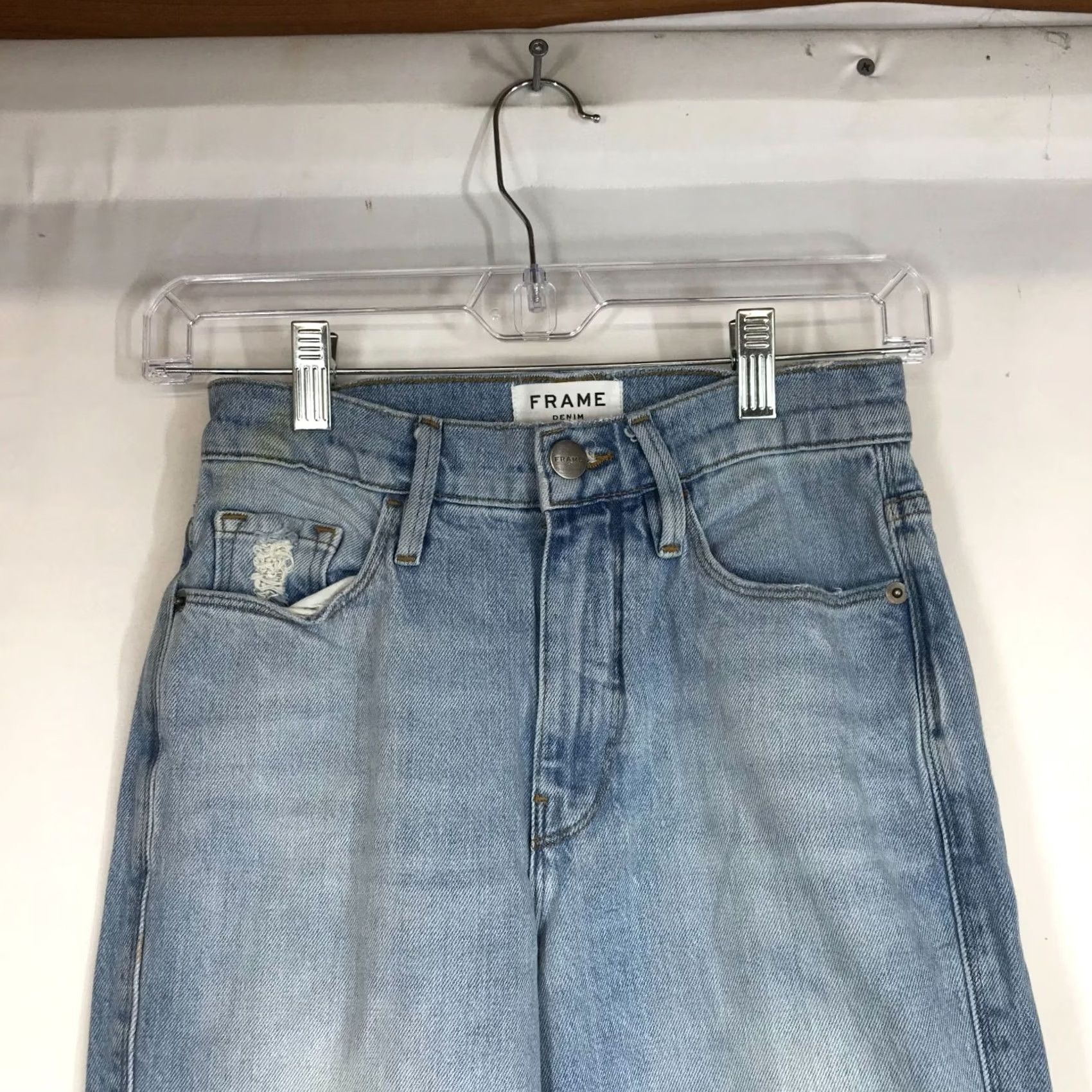 Frame FRAME WOMEN'S JEANS BOOTCUT 24 BLUE DENIM ELENDA Le SYLVIE KICK FIT INDIGO Size 42" / US 20 - 2 Thumbnail