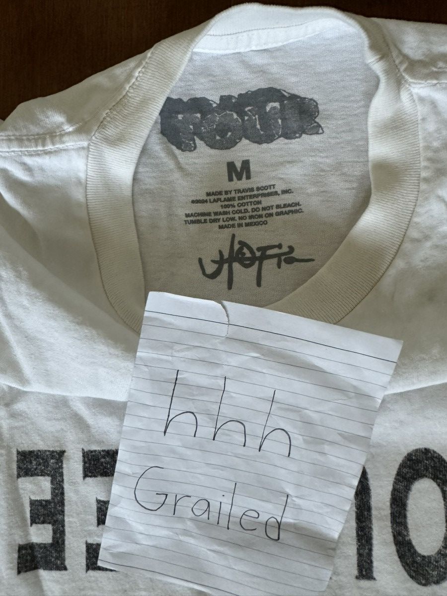 Travis Scott EUROPE EXCLUSIVE UTOPIA TOUR TEE TRAVIS SCOTT Size US M / EU 48-50 / 2 - 6 Thumbnail