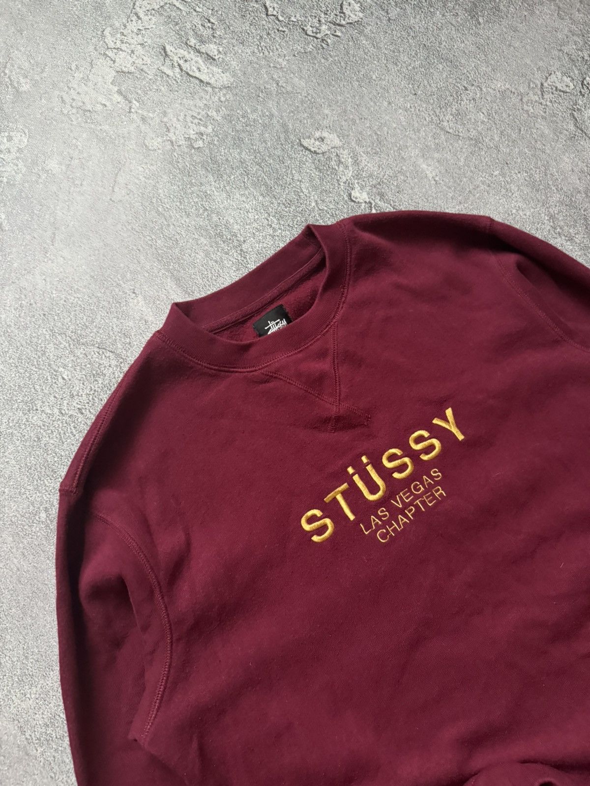 Stussy × Vintage Stussy M big logo Las Vegas sweatshirt long sleeve sweater Size US M / EU 48-50 / 2 - 2 Thumbnail