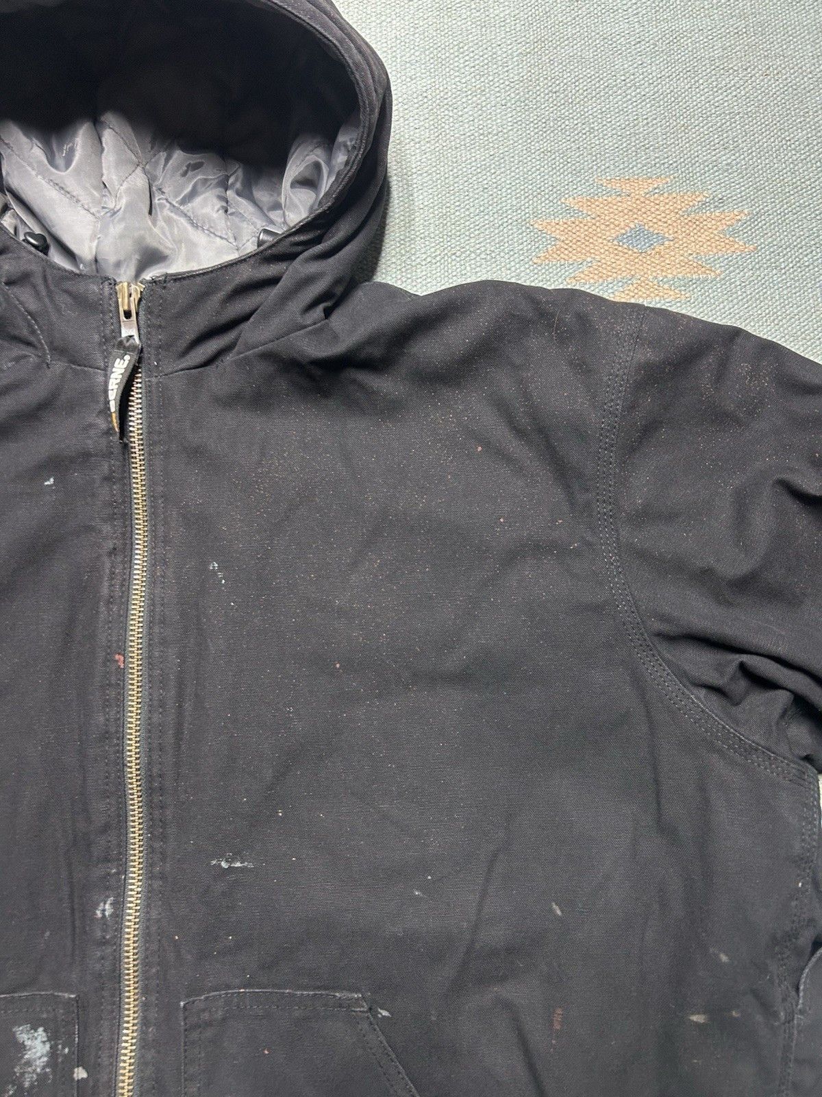 Vintage Vtg Berne hooded work jacket canvas carhartt distressed XXL Size US XXL / EU 58 / 5 - 5 Thumbnail