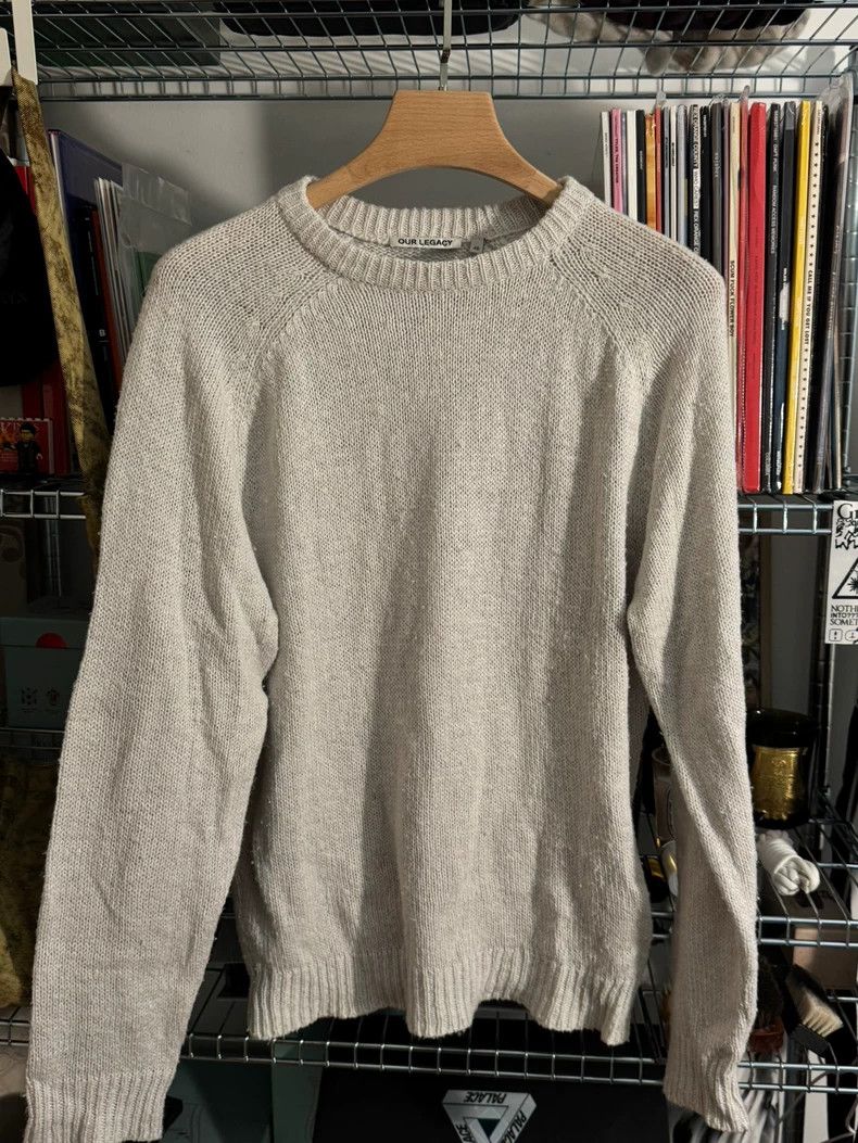 Our Legacy Our Legacy size46 Make a worn linen sweater Size US S / EU 44-46 / 1 - 1 Thumbnail