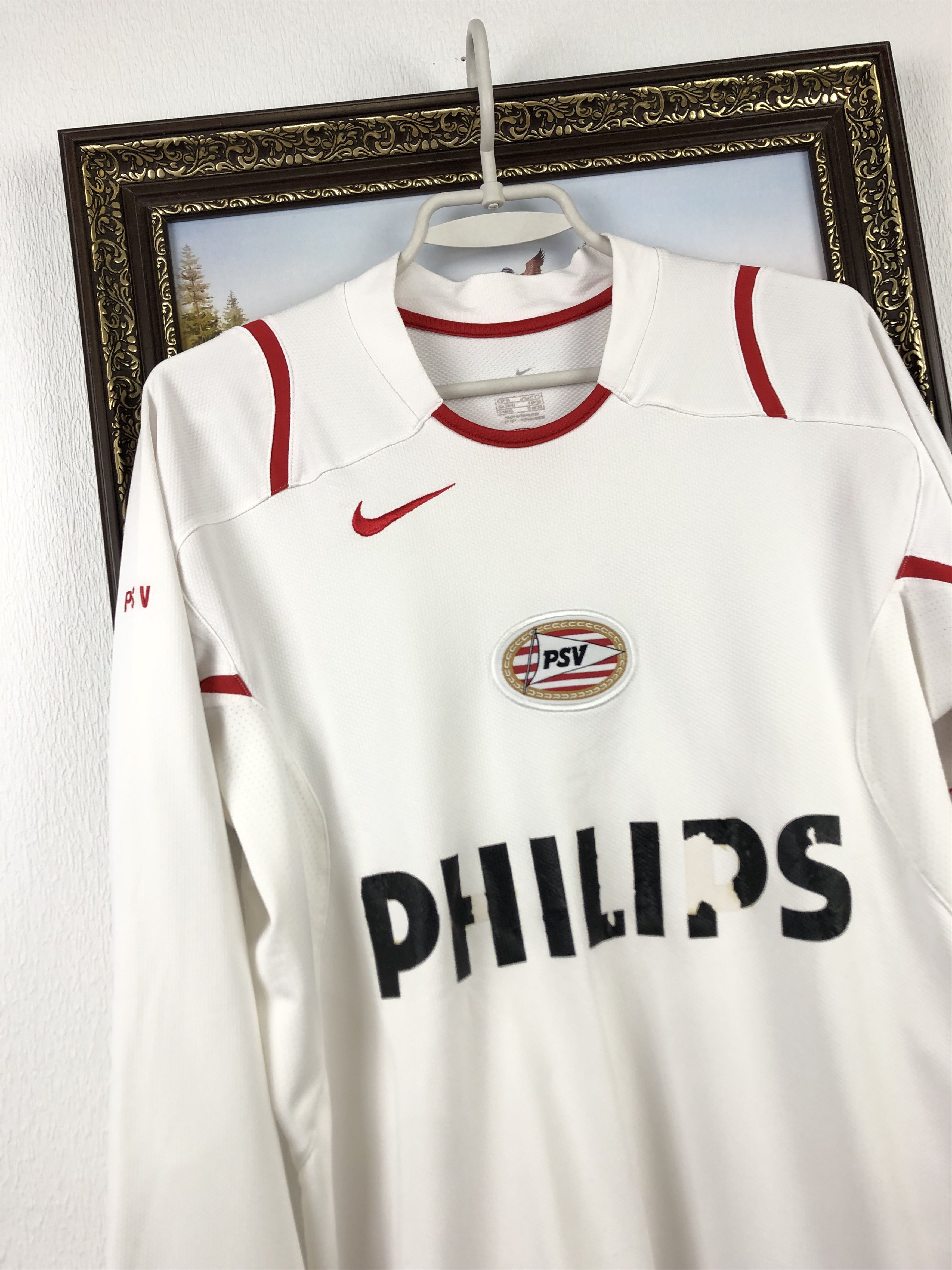 Nike × Vintage Vintage PSV Eindhoven Football Sweatshirt Shirt Long Sleeve Size US M / EU 48-50 / 2 - 3 Thumbnail