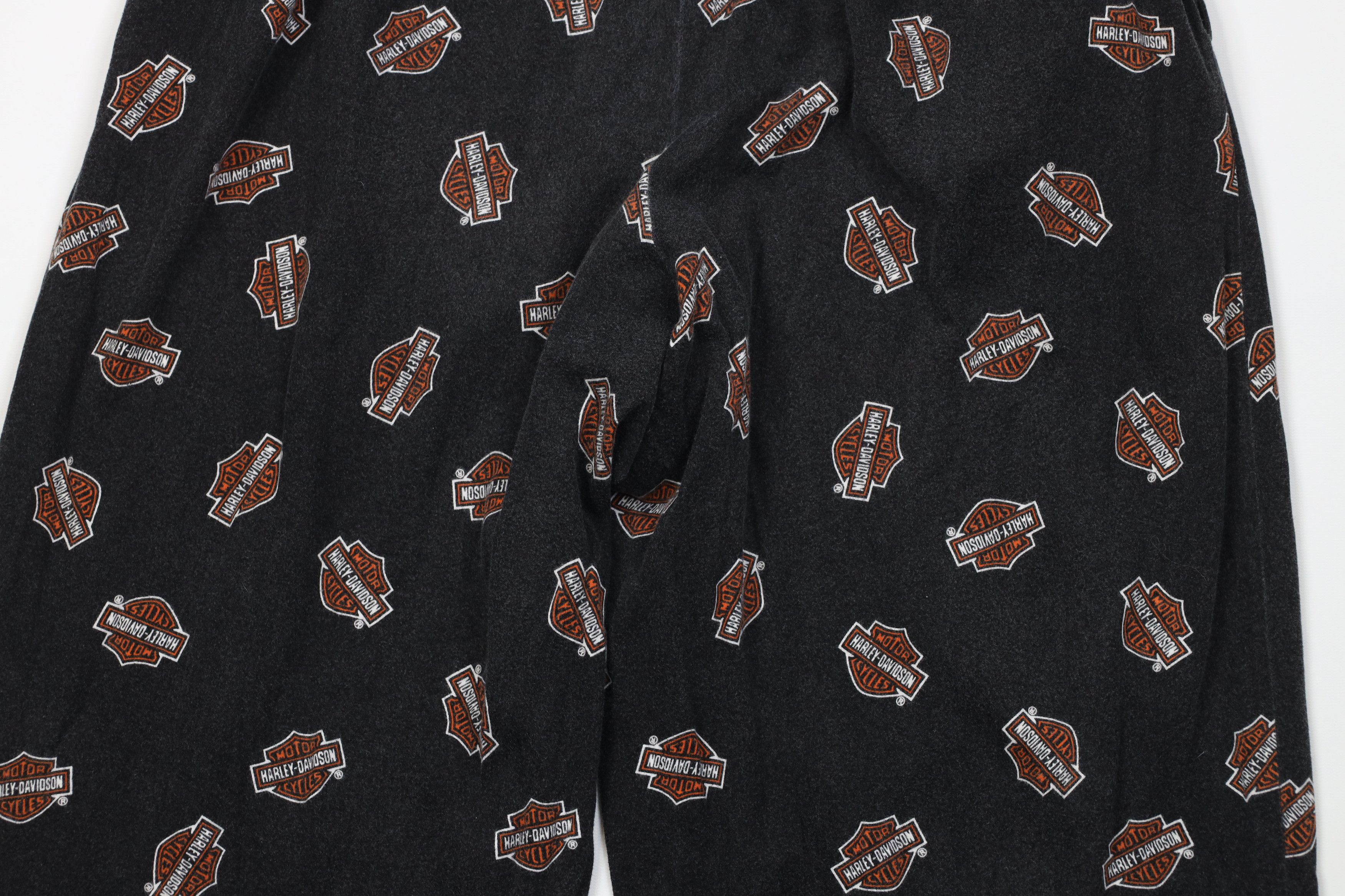 Harley Davidson Vintage 90s Harley Davidson All Over Print Wide Leg Pants Size US 38 / EU 54 - 12 Thumbnail