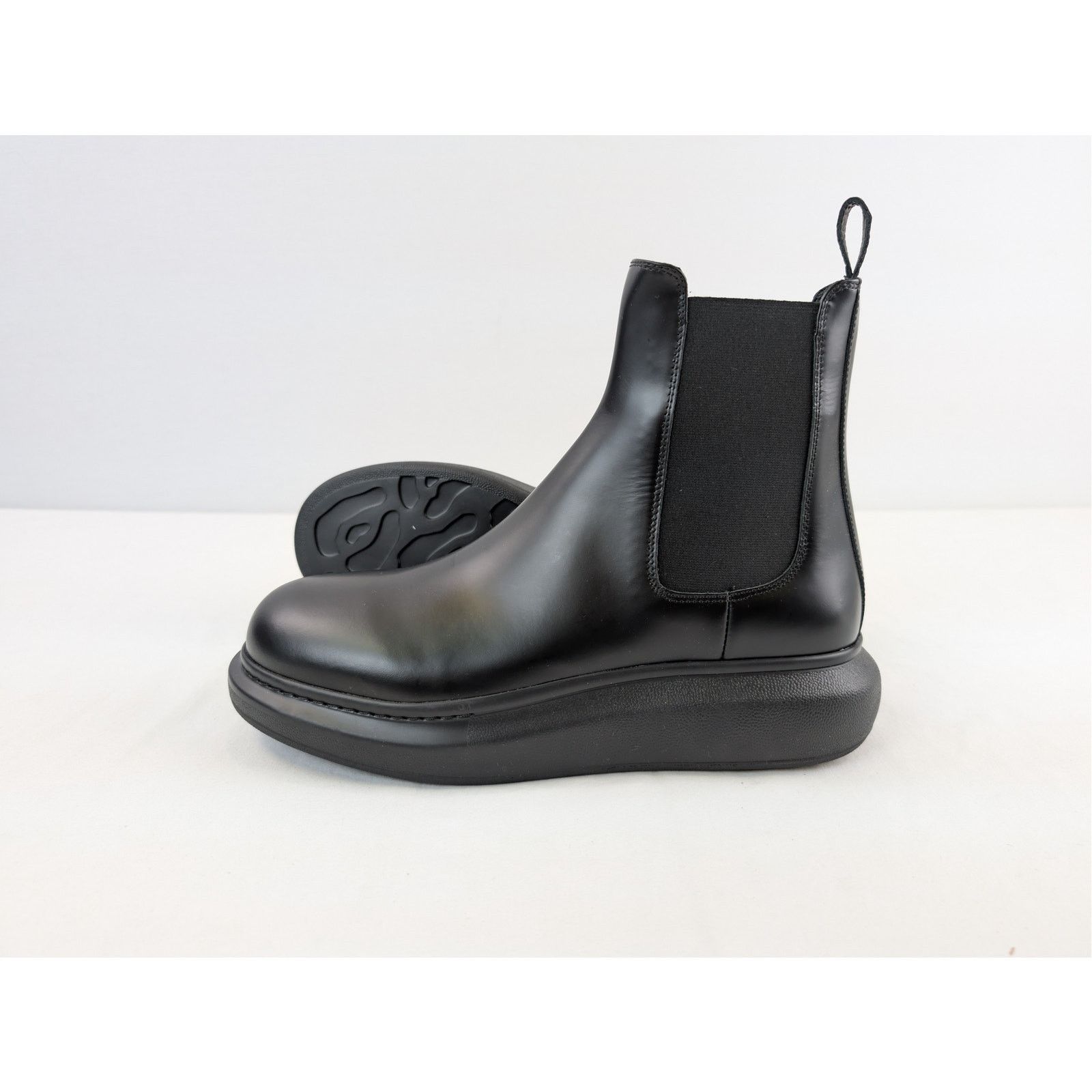 Alexander McQueen o1rshd1 New Liquid Spazzolat Boots in Black 42 Size US 9 / EU 42 - 11 Thumbnail