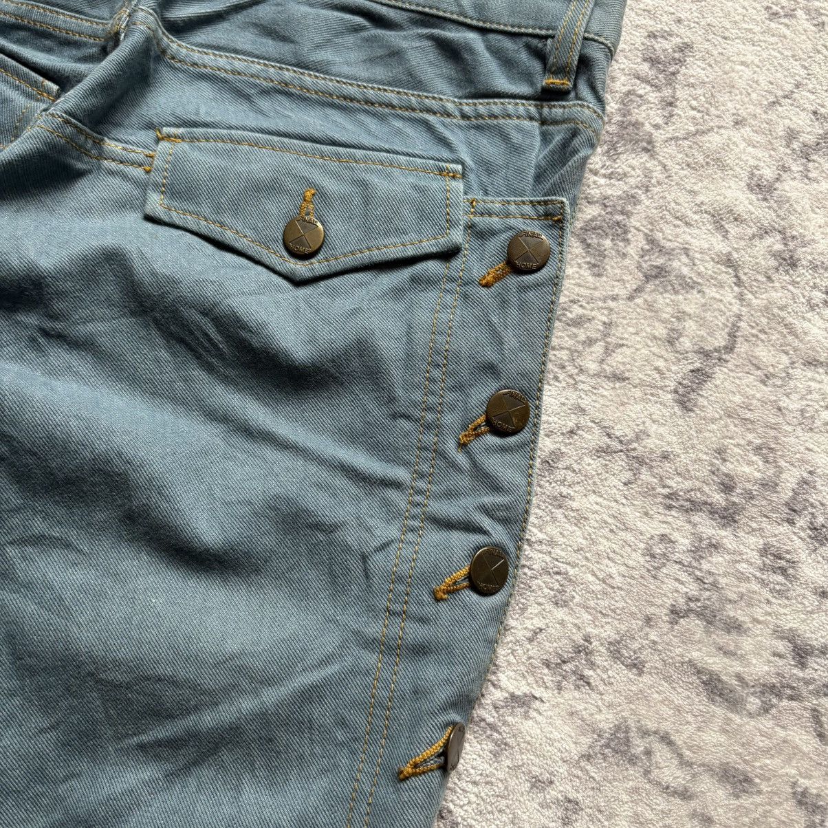 Final Home Final Home Torpedo Spiral Stitched Button-Detachable Jeans Size US 31 - 8 Thumbnail