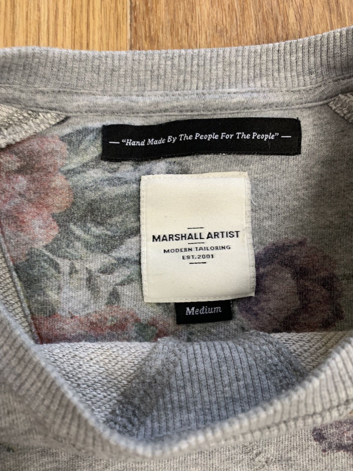 Marshall Artist Marshal Artist Flower Print Grey Sweatshirt Size US M / EU 48-50 / 2 - 2 Thumbnail