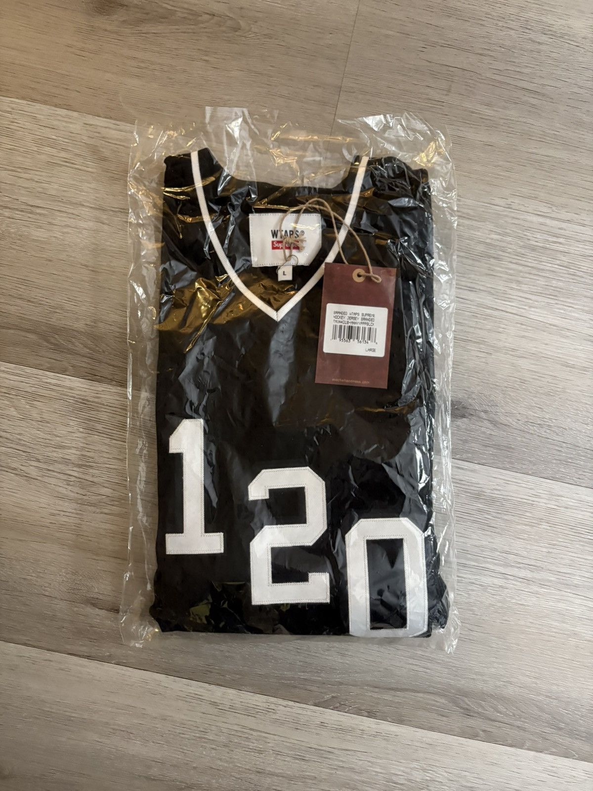 NEW Supreme WTAPS Mitchell & Ness Hockey Jersey FW21 Moto